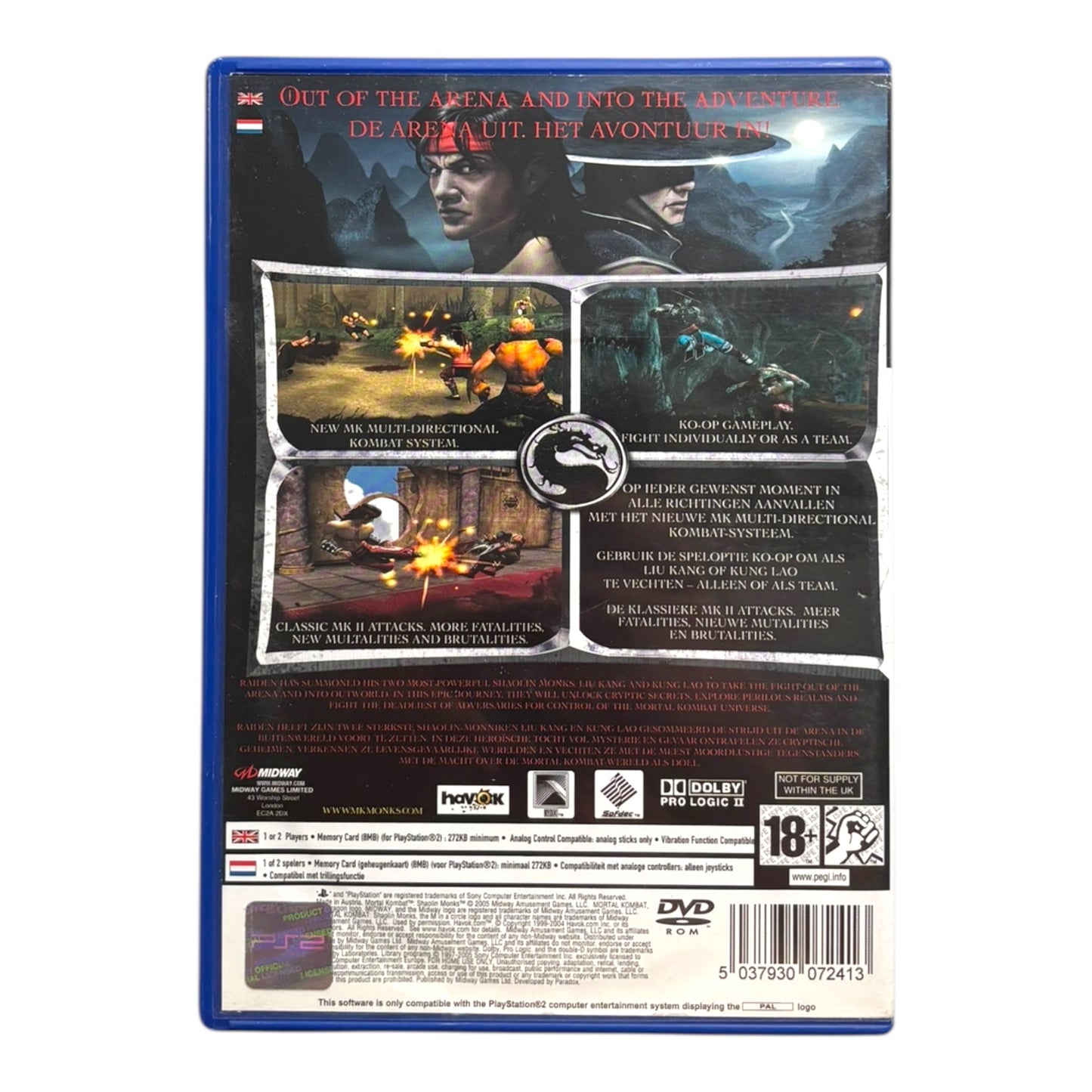 Mortal Kombat Shaolin Monks
