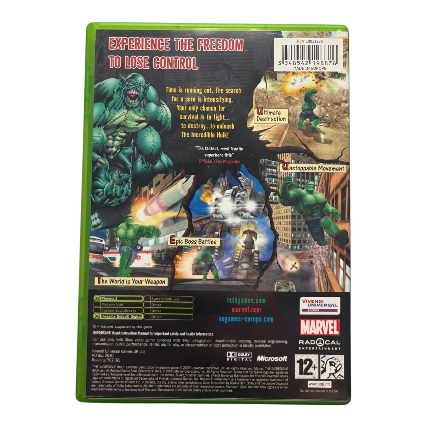 The Incredible Hulk: Ultimate Destruction