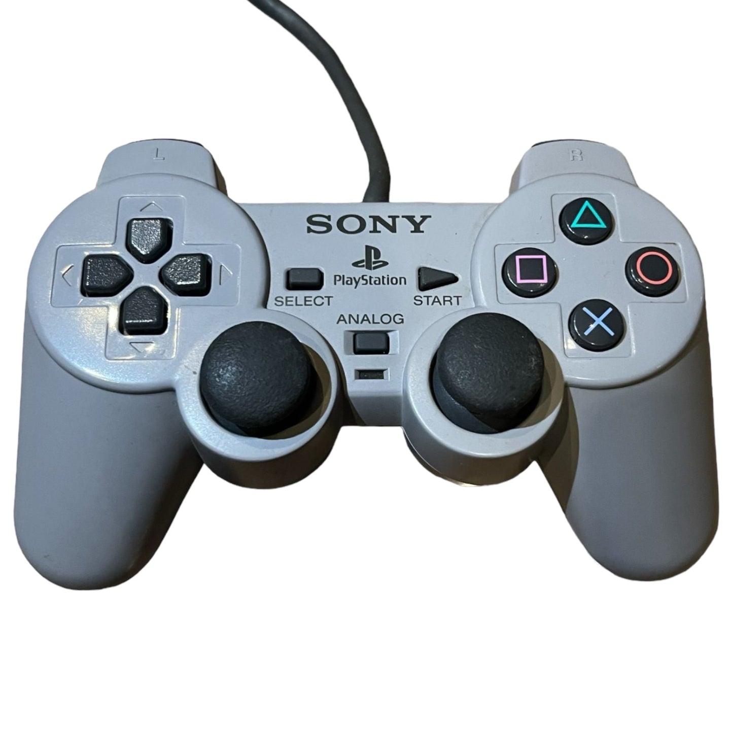 Sony Dual Shock : Manette Playstation 1 - Grise - PS1&PS2