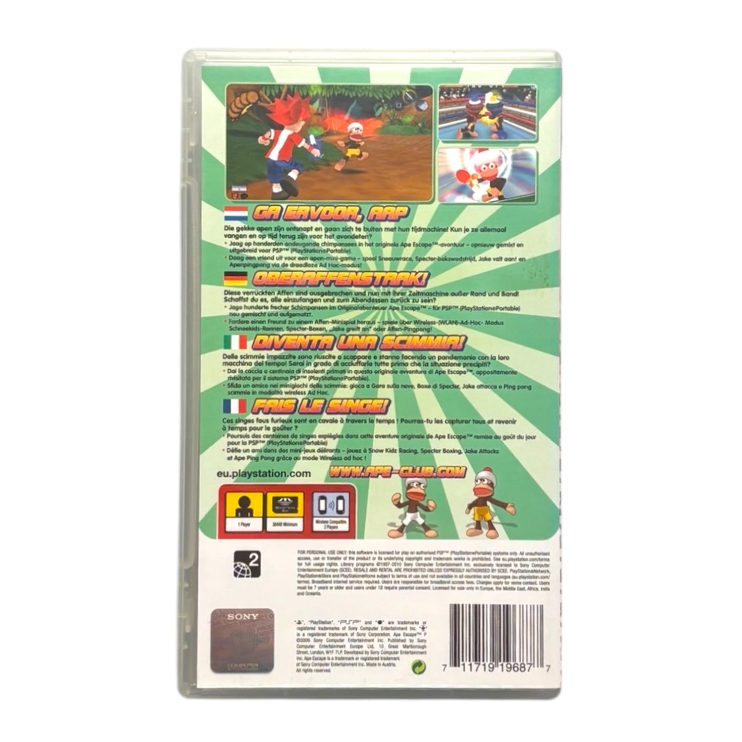 Ape Escape P - PSP Essentials
