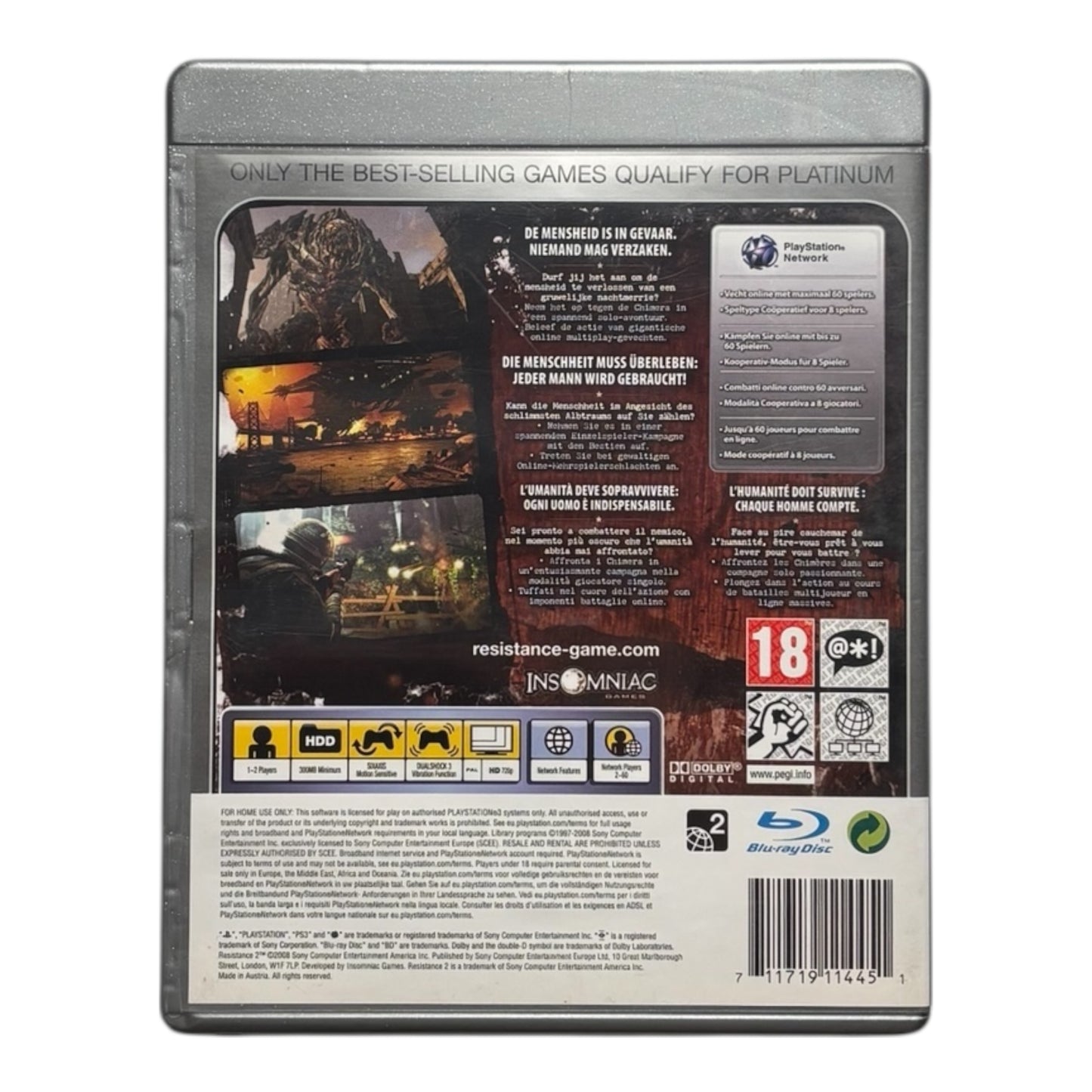 Resistance 2 - Platinum