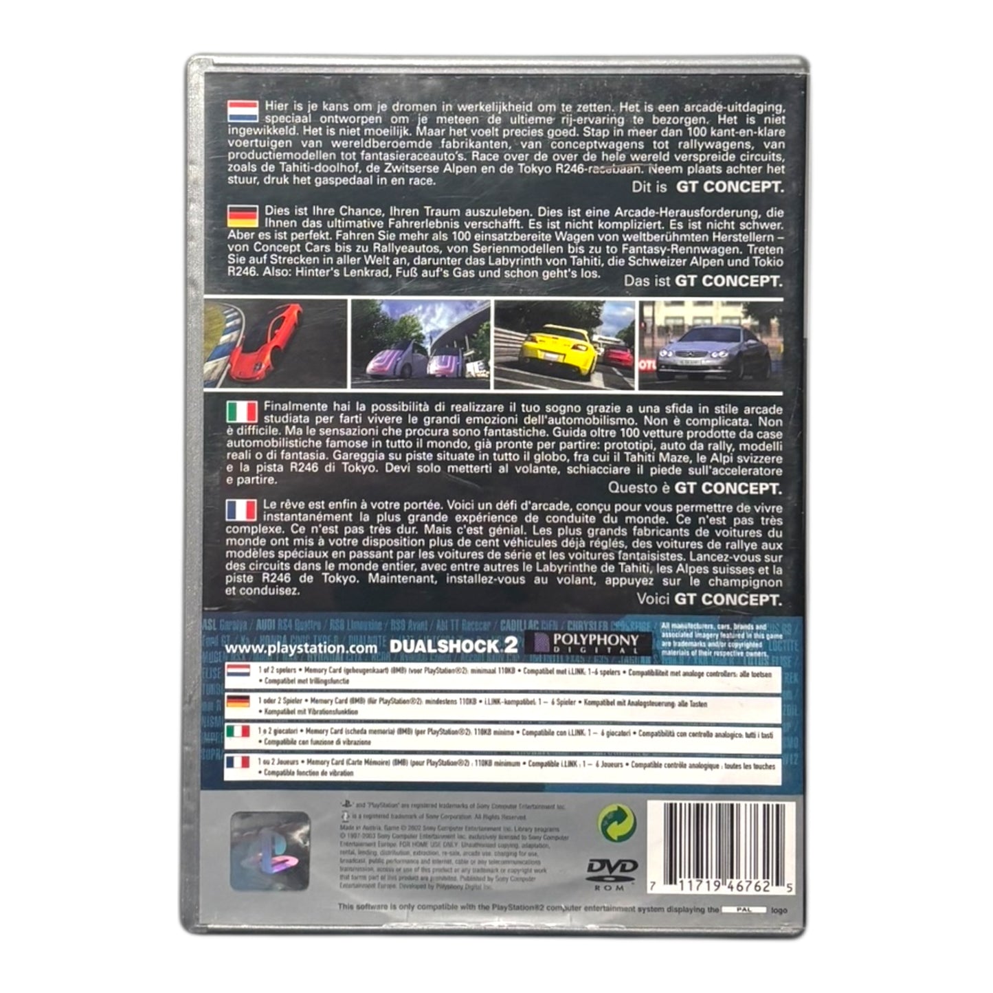 Gran Turismo 3: A-Spec – Tokyo-Geneva / 2002 Edition - Platinum
