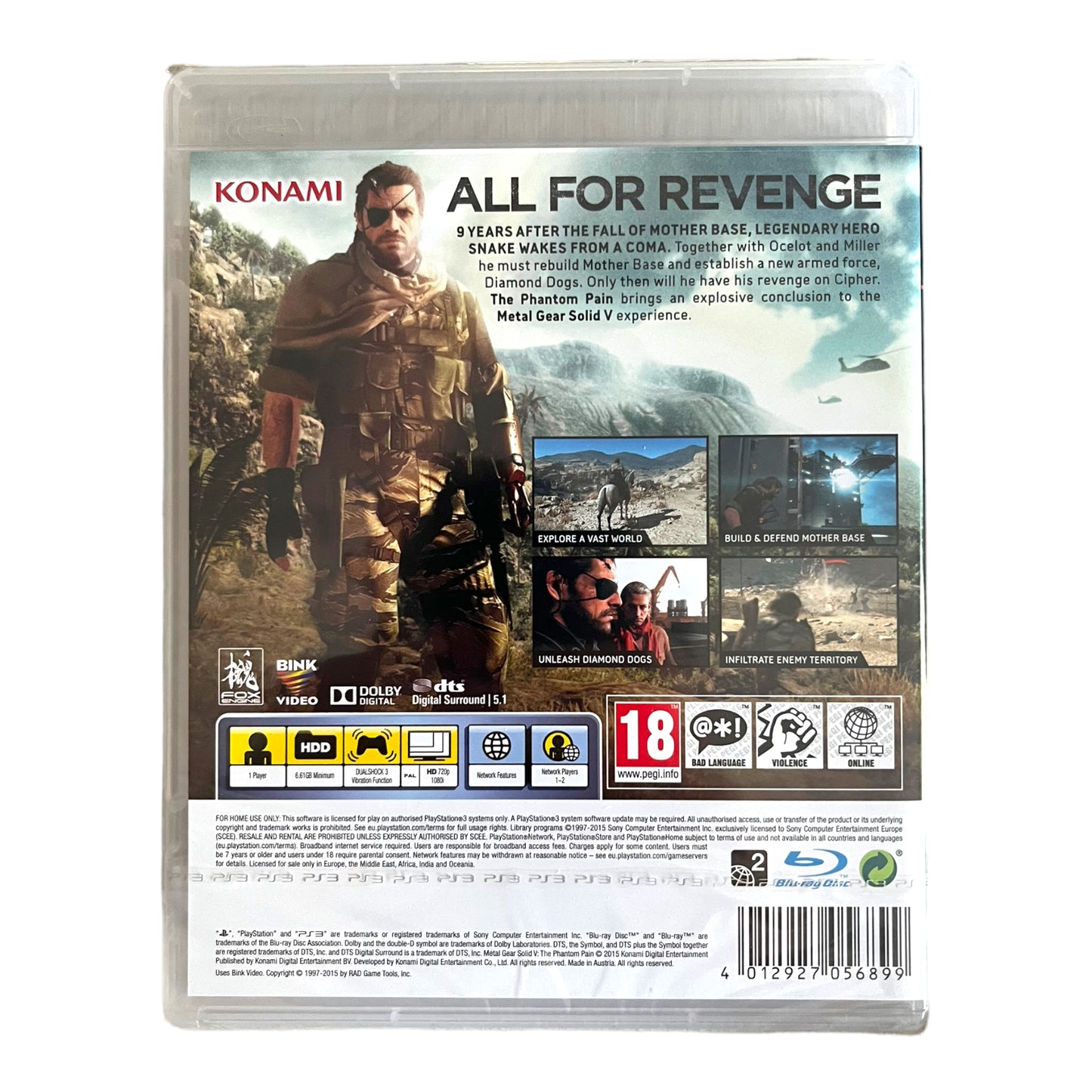 Metal Gear Solid V: The Phantom Pain (Sous Blister)