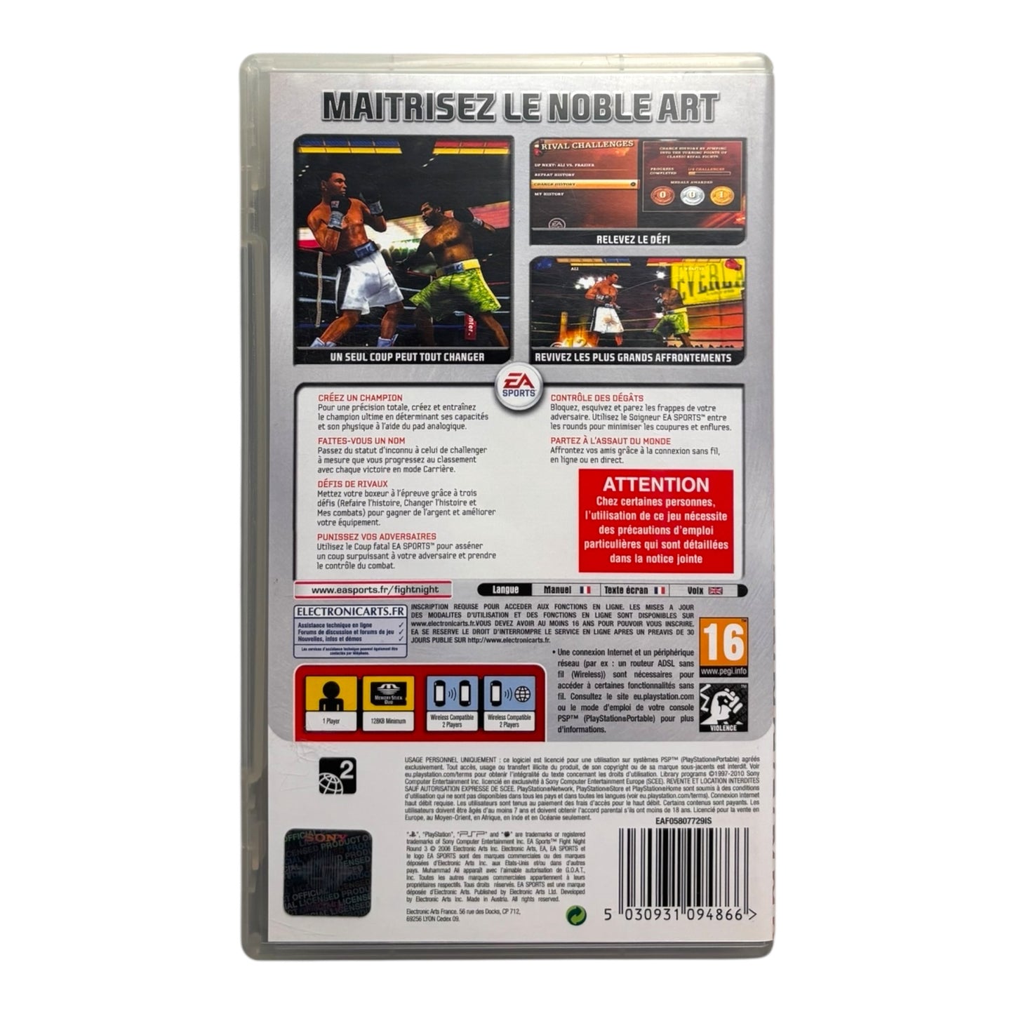Fight Night Round 3 - PSP Essentials