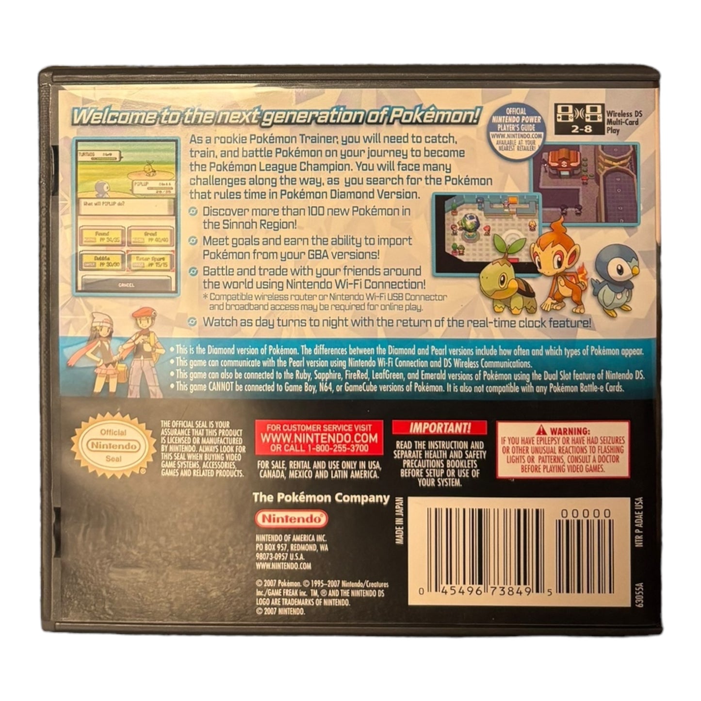Pokémon Diamant (jeu importé)