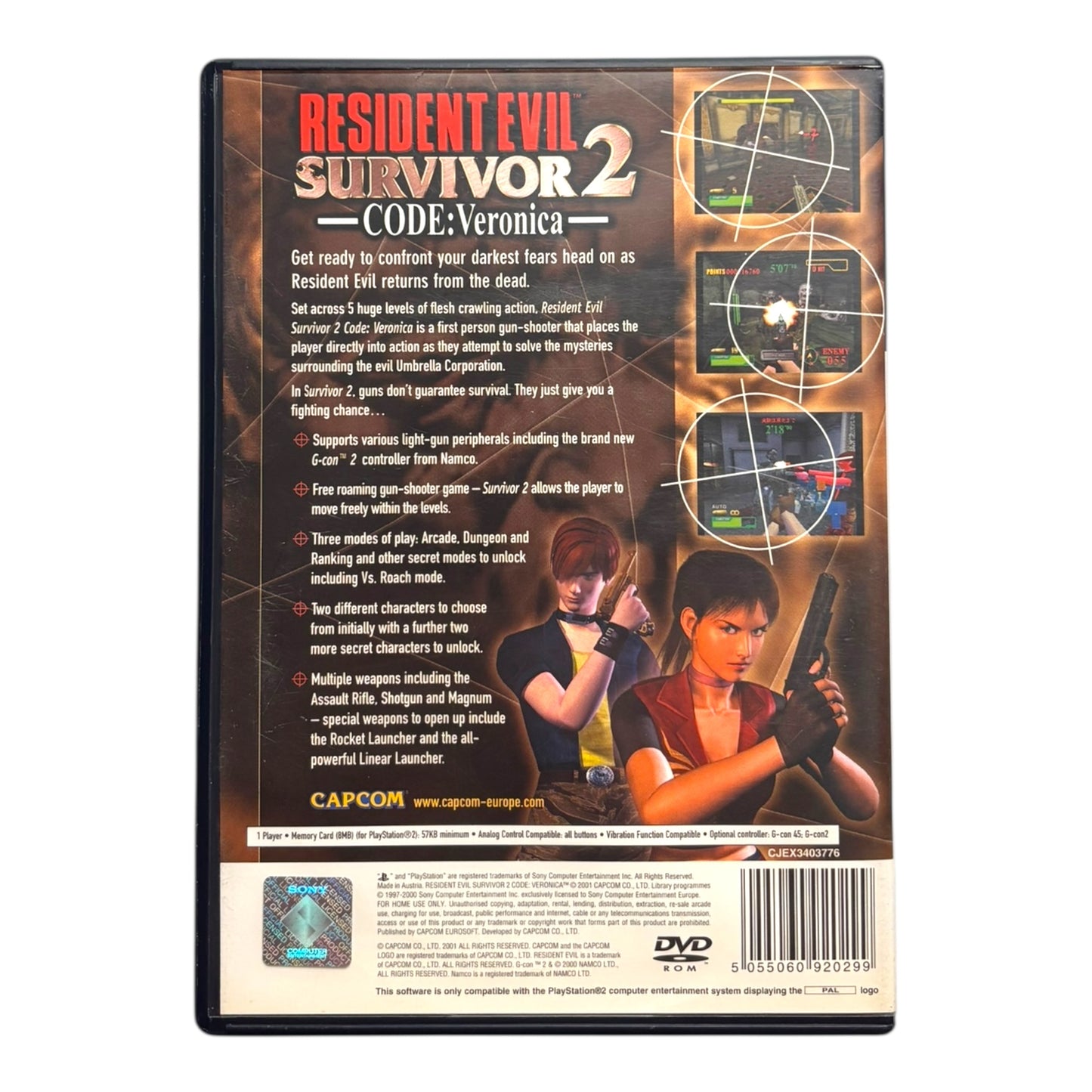Resident Evil: Survivor 2 Code: Veronica