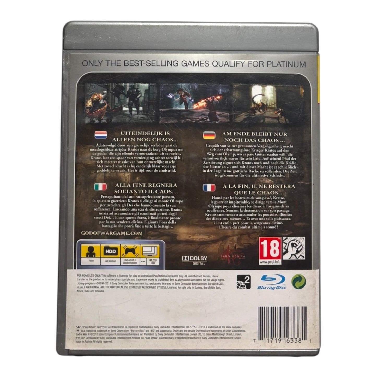 God of War III - Platinum