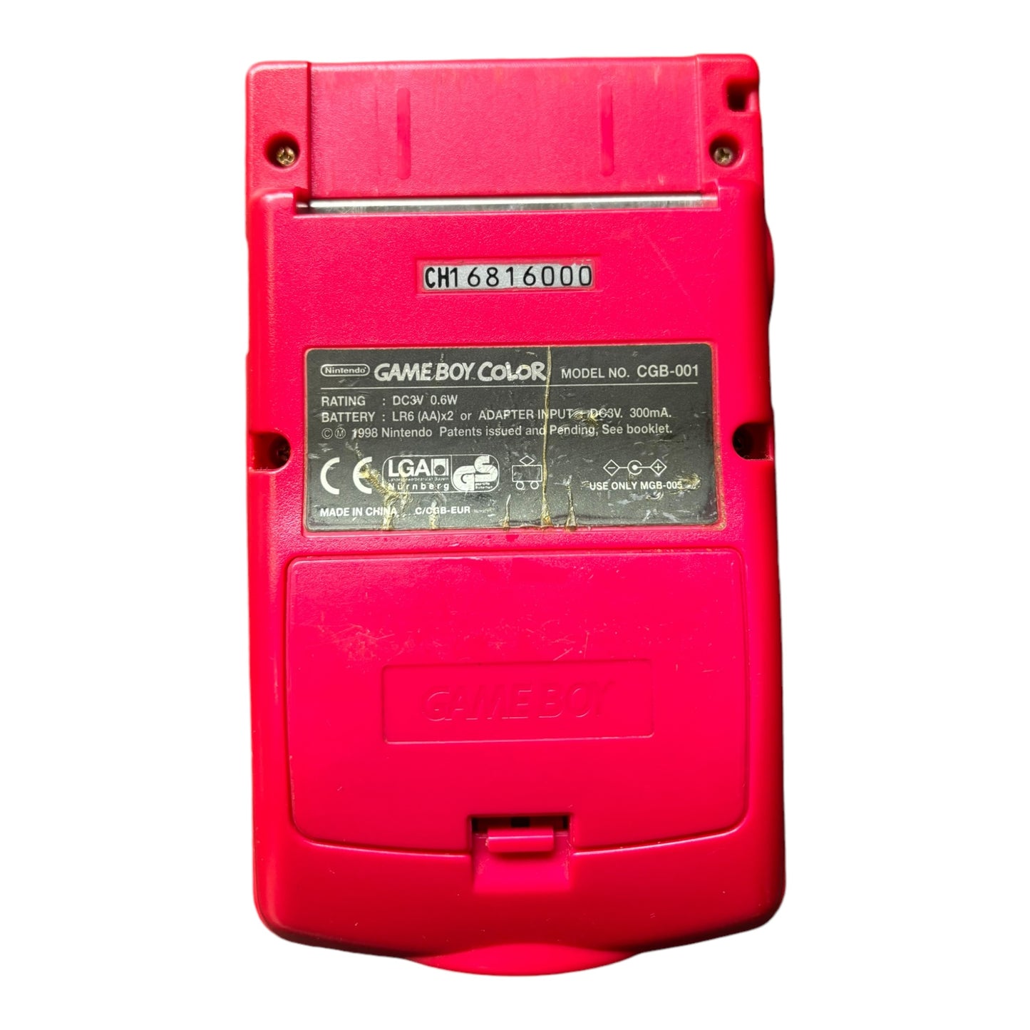 GameBoy Color Red