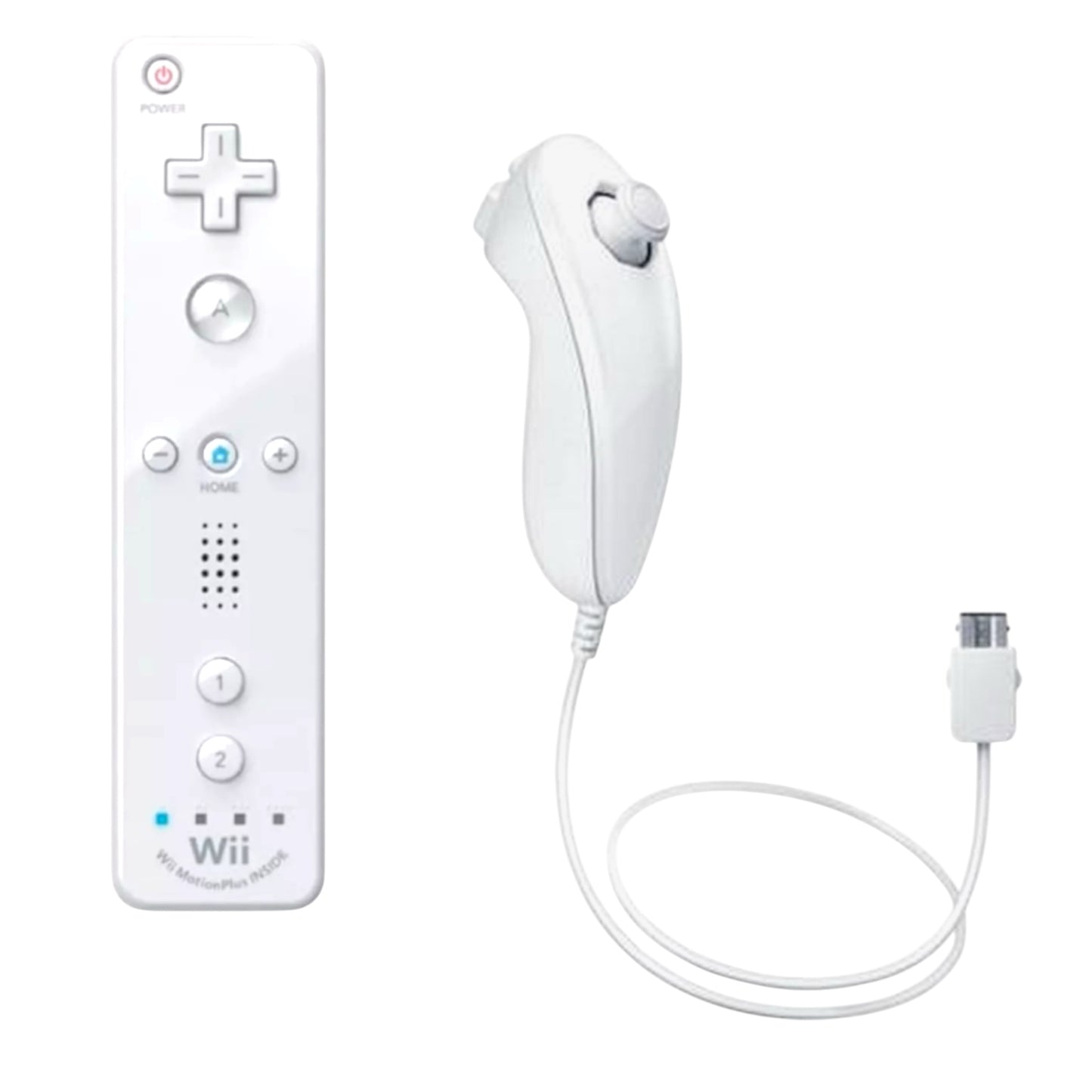 Nintendo Wii Motion Plus Controller + Nunchuck - Starter pack White