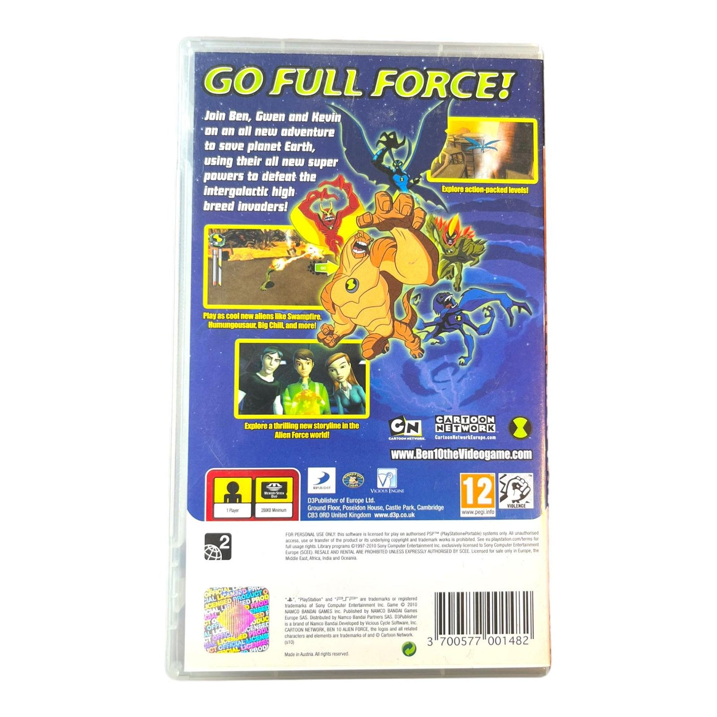 Ben 10 Alien Force - Indispensables PSP