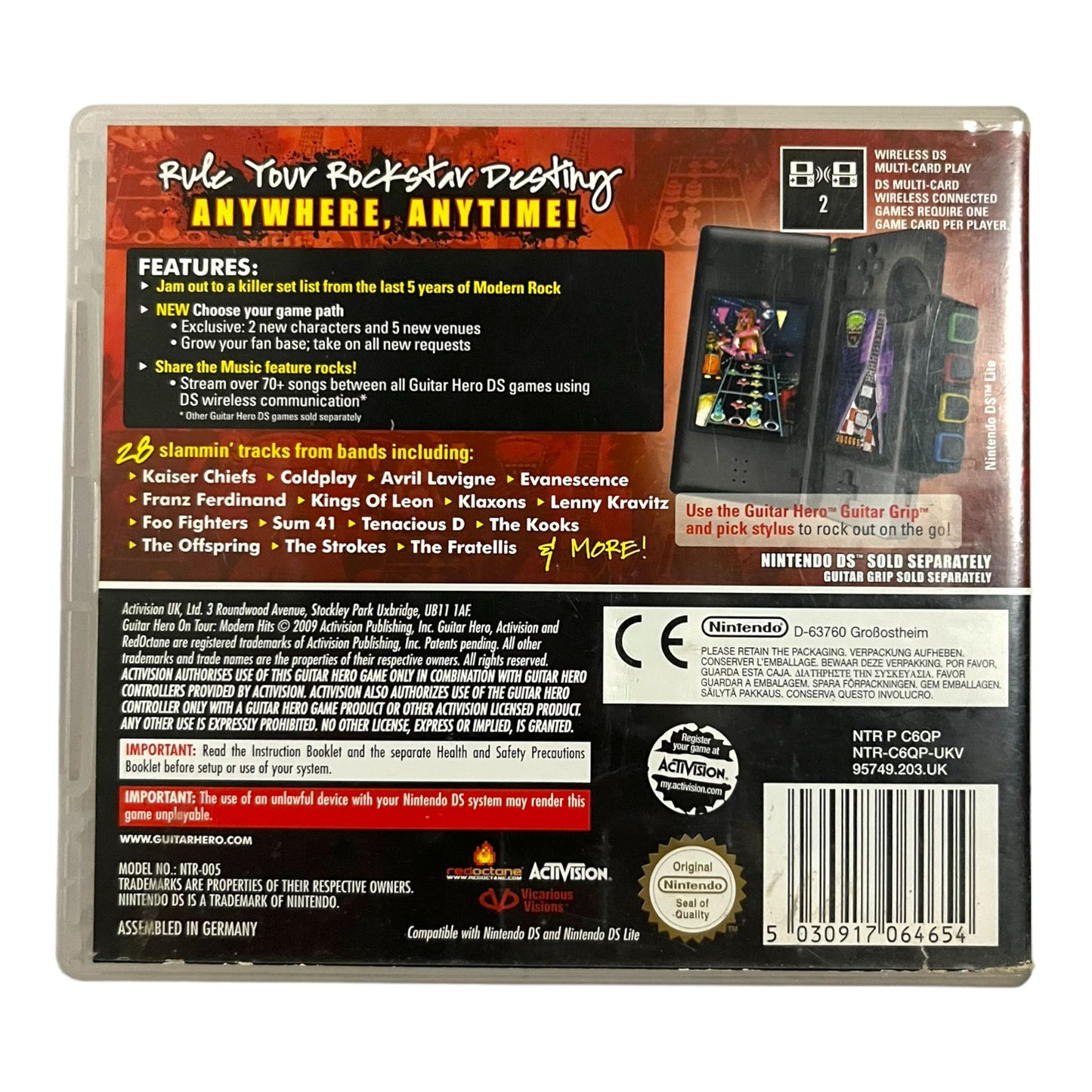 Guitar Hero on Tour Modern Hits