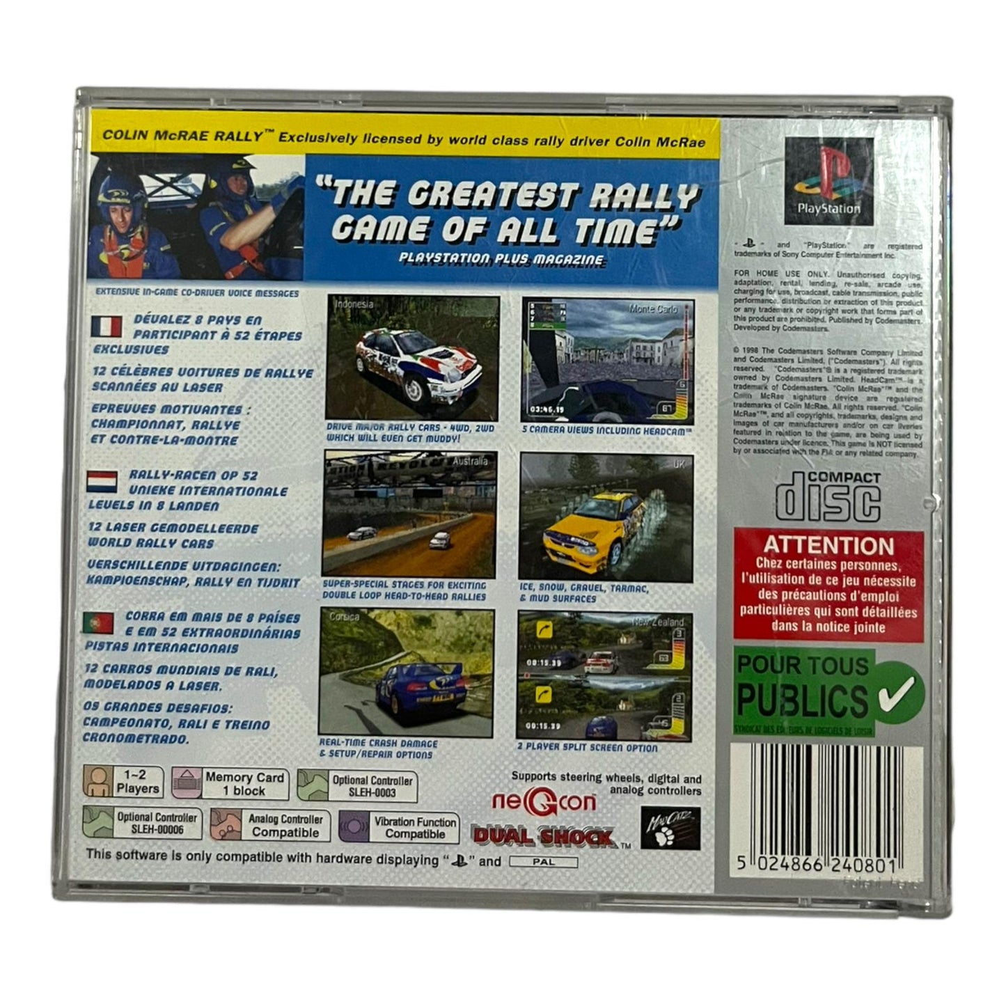 Colin Mcrae Rally - Platinum (Sans façade)