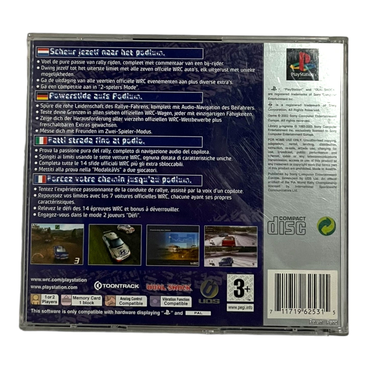 WRC : Championnat du monde des rallyes FIA Arcade - Platine