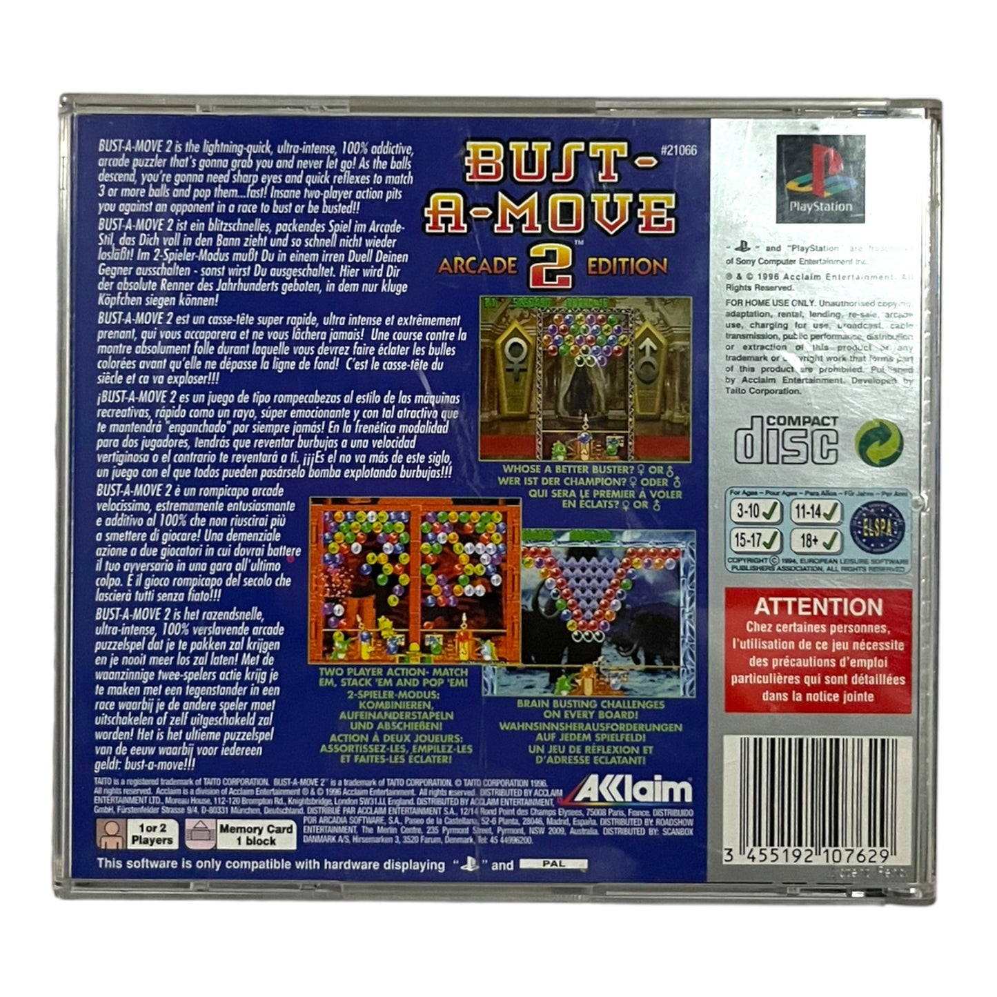 Bust-A-Move 2 - Platinum