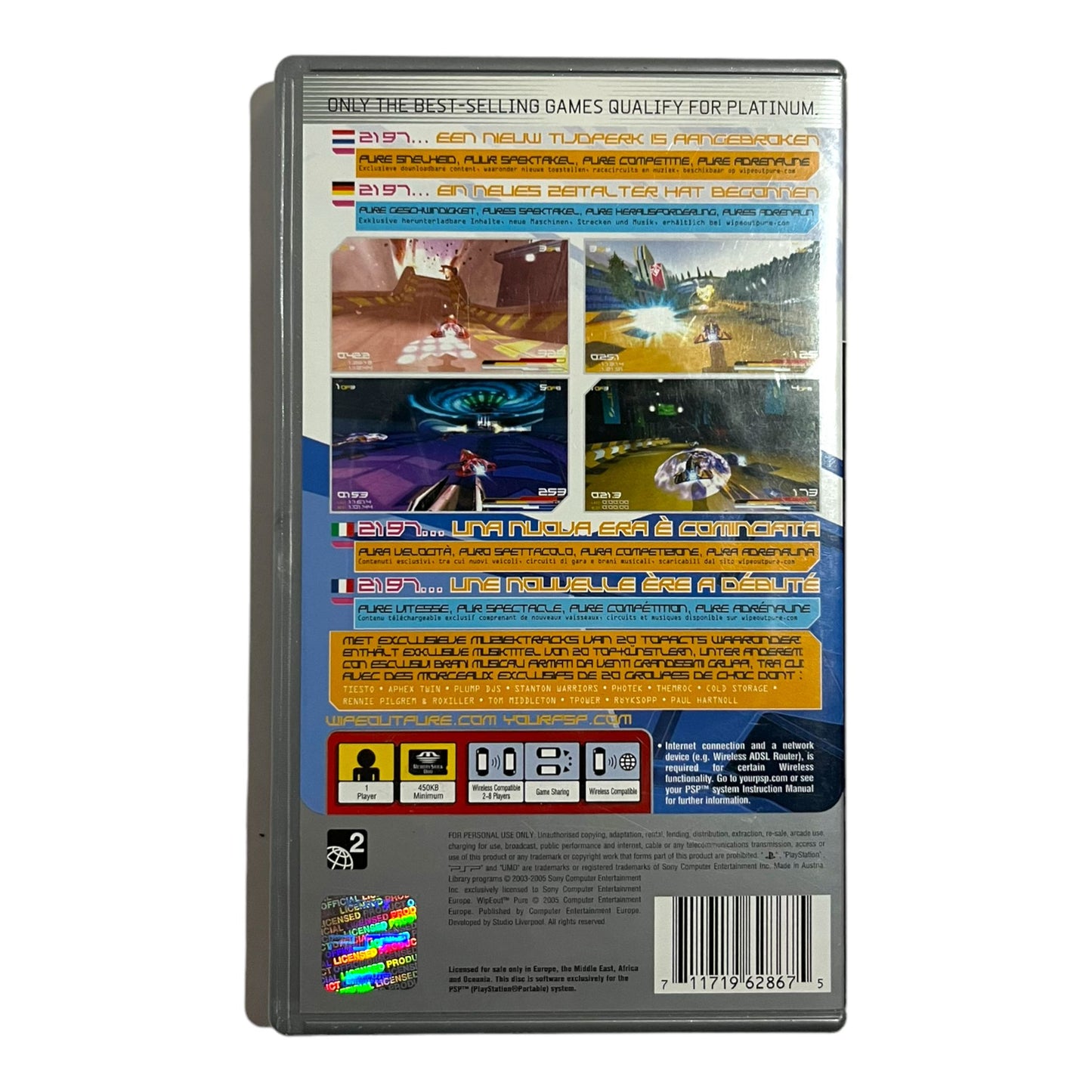 Wipeout Pure - Platinum