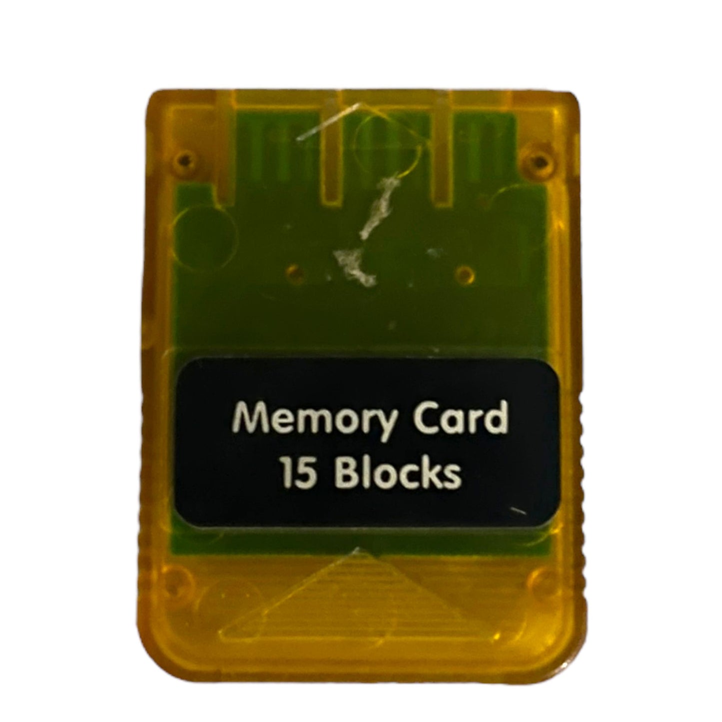 PlayStation 1 Memory Card - Crystal Orange