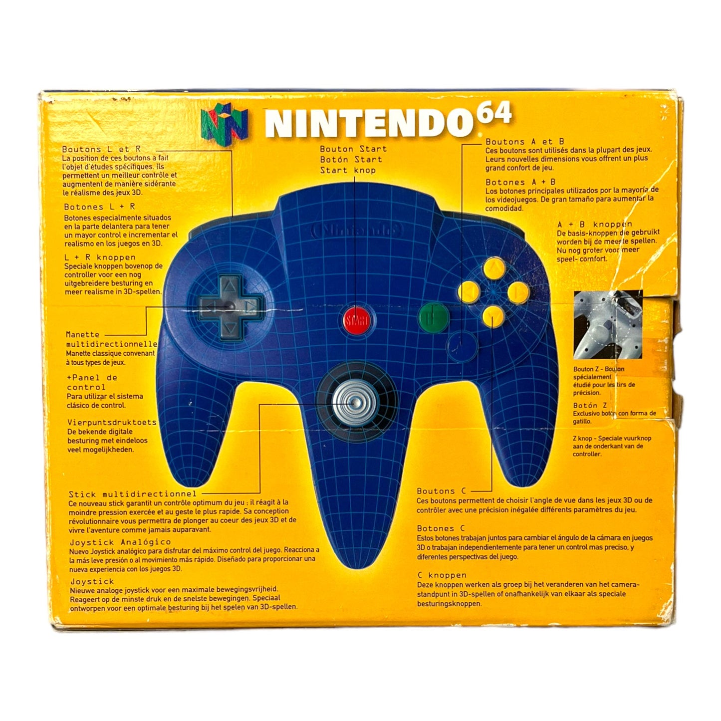 Manette Nintendo 64 N64 Bleue