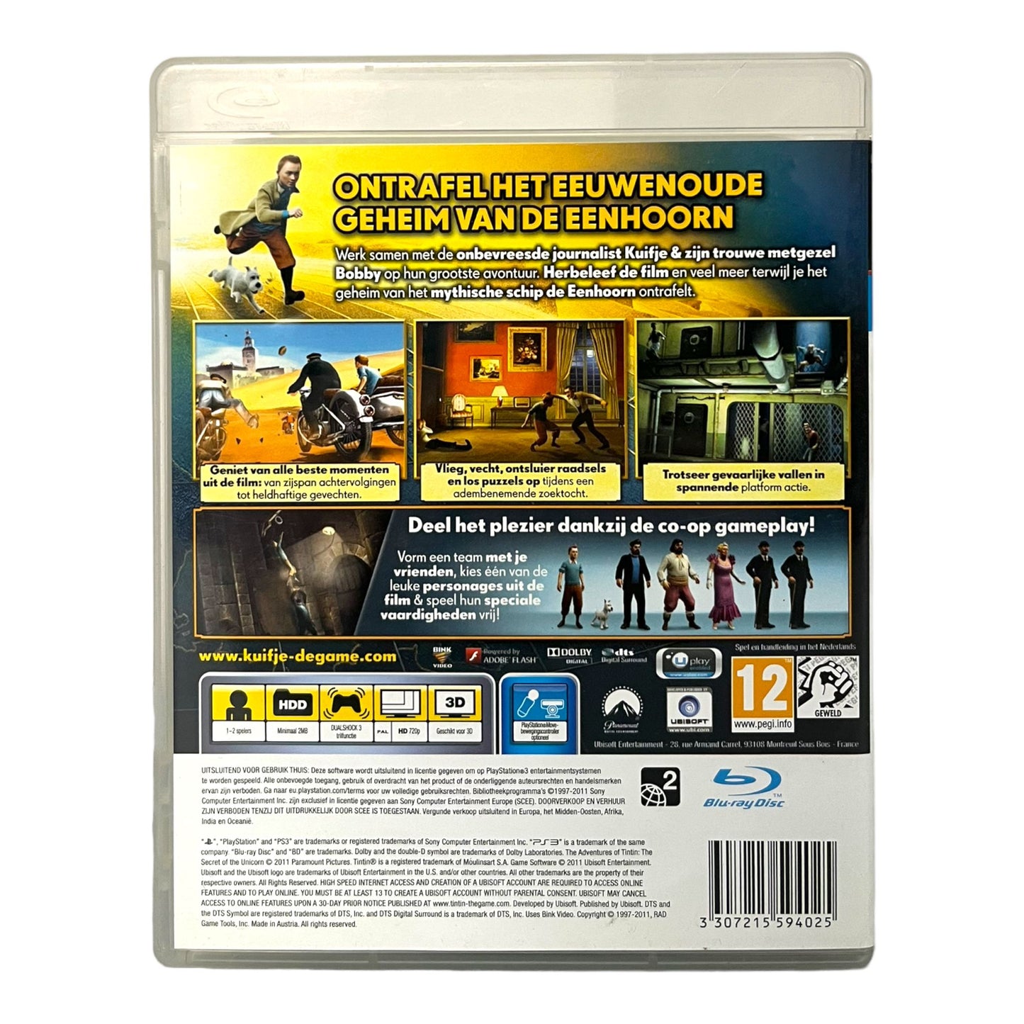 De Avonturen Van Kuifje: Het Geheim Van De Eenhoorn