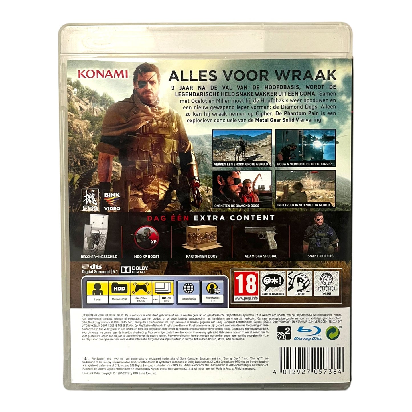 Metal Geal Gear Solid 5 The Phantom Pain - Day One Edition