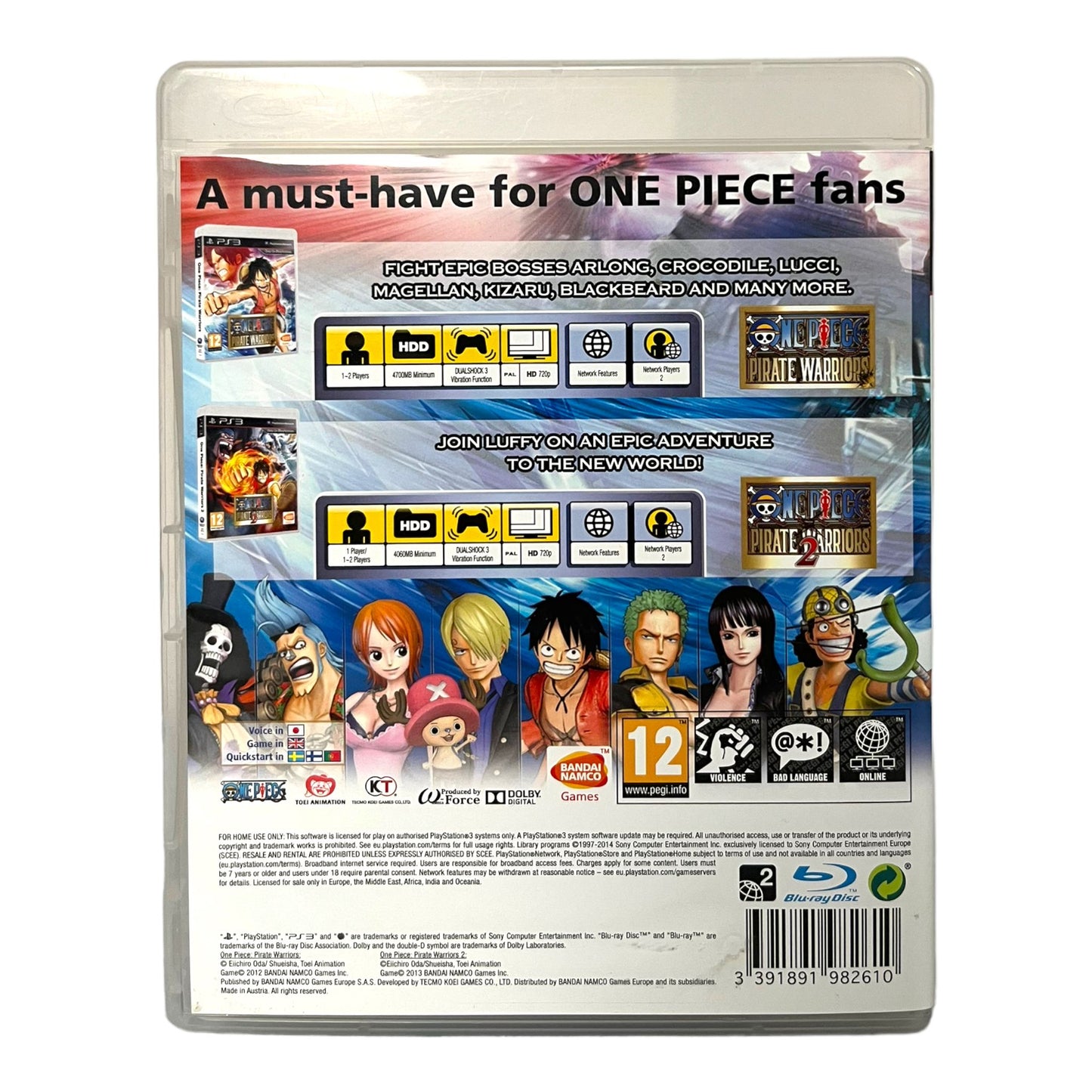 One Piece: Pirate Warriors 1 & 2