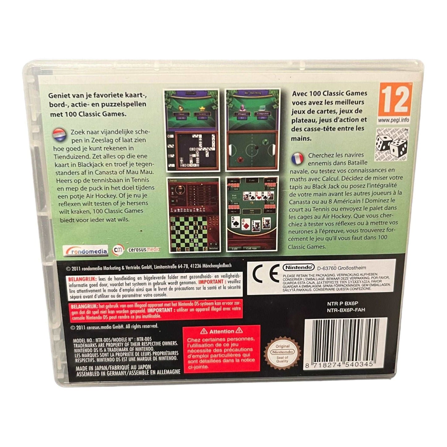 100 Classic Games - DS