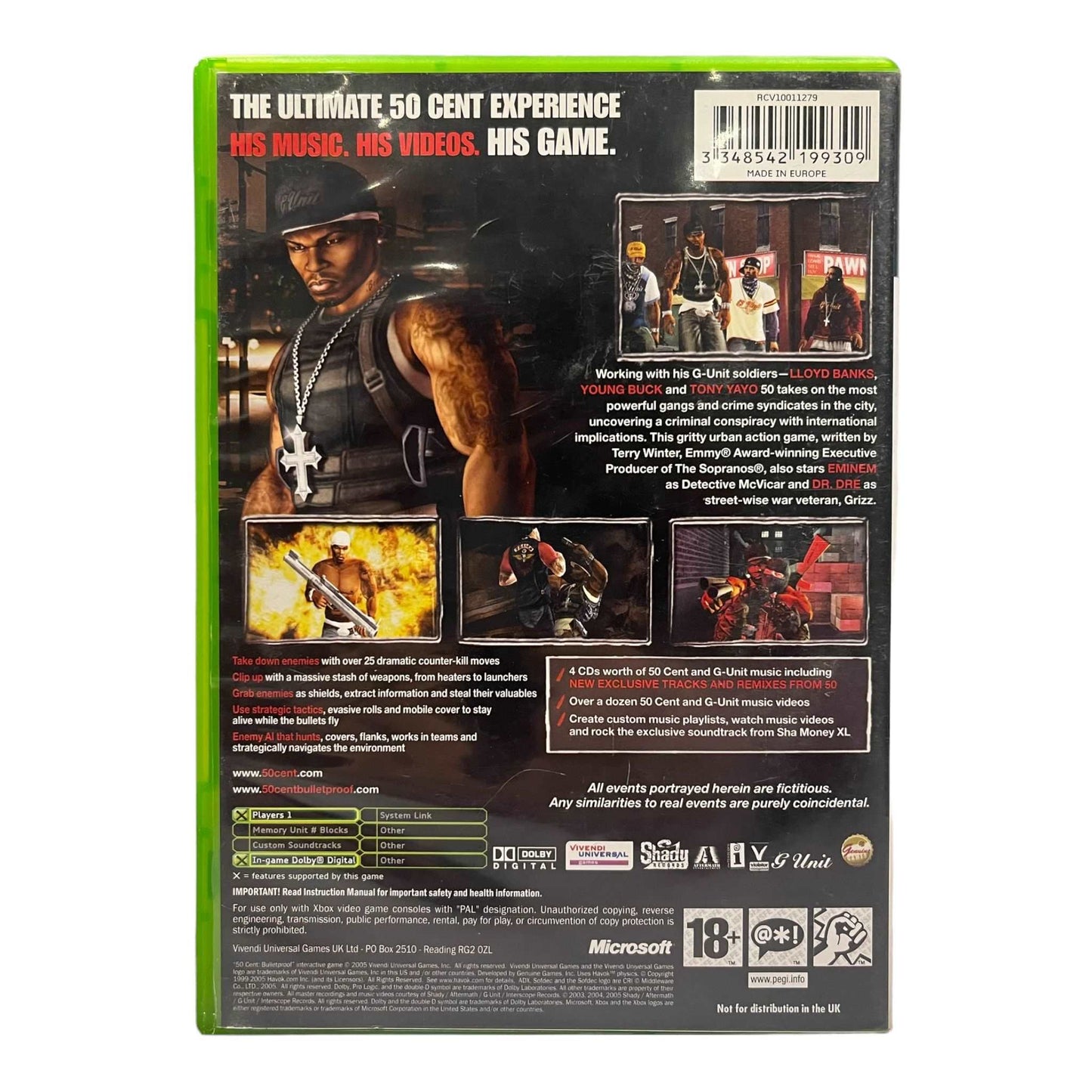 50 Cent: Bulletproof - XBox