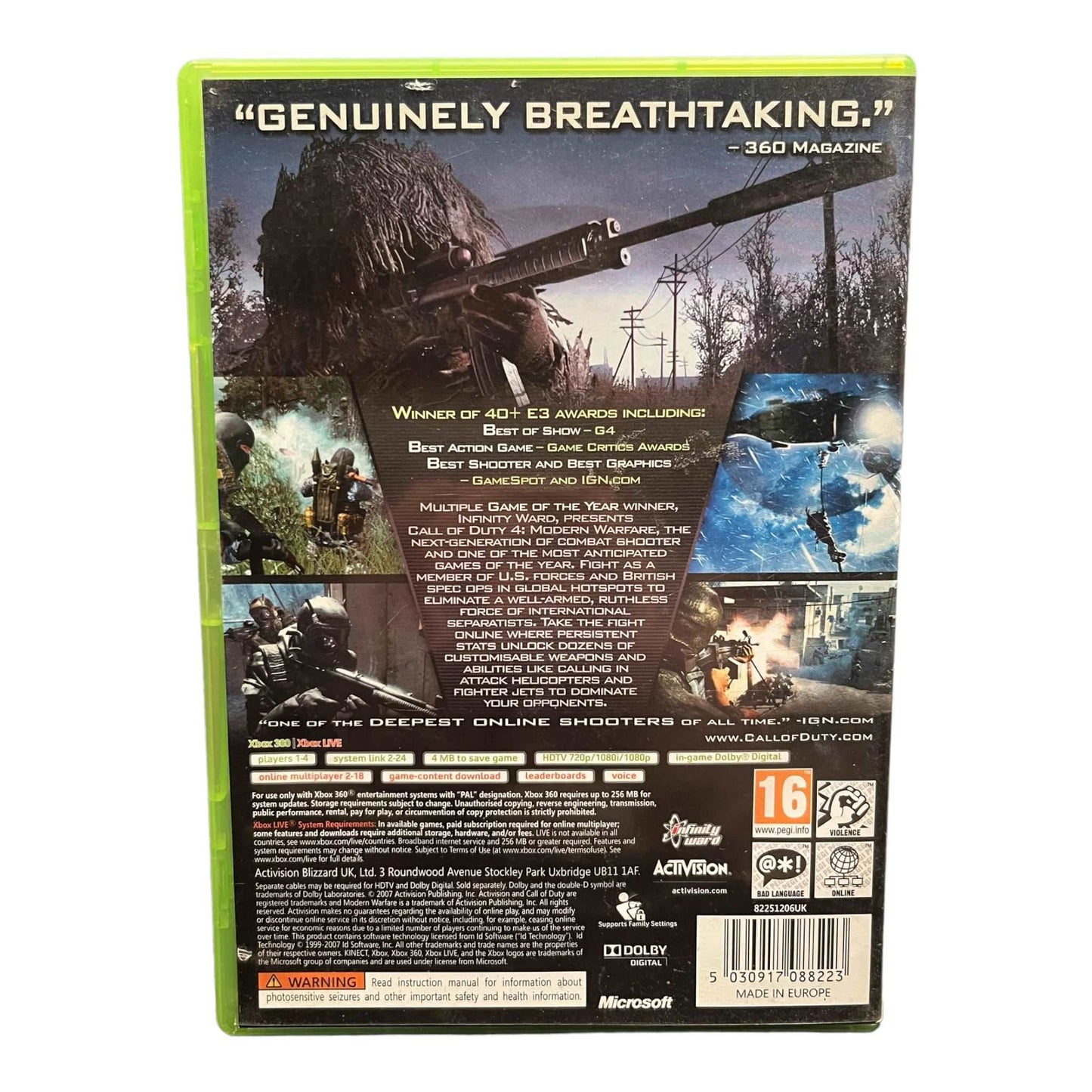 Call of Duty 4: Modern Warfare - XBox 360
