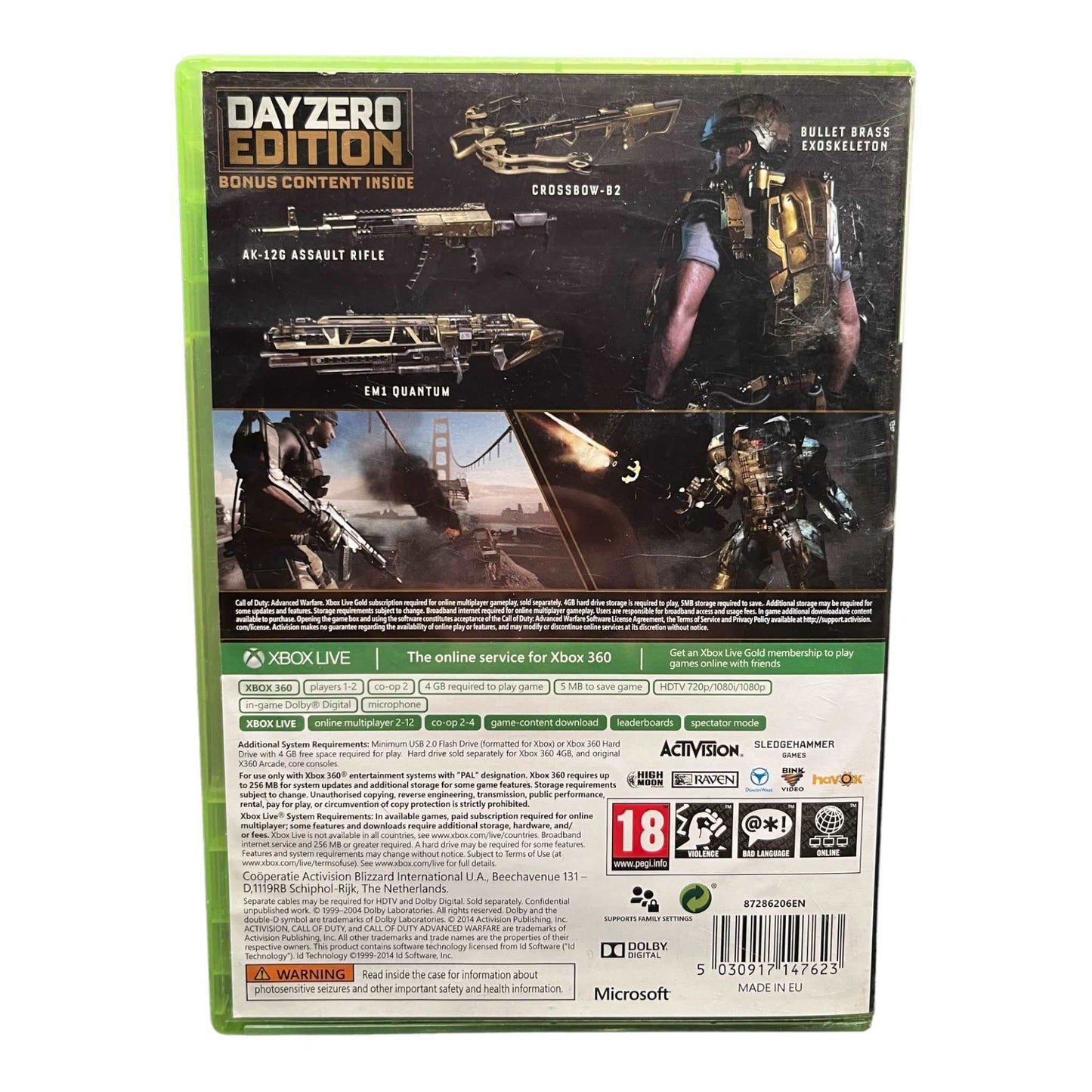 Call of Duty: Advanced Warfare - XBox 360