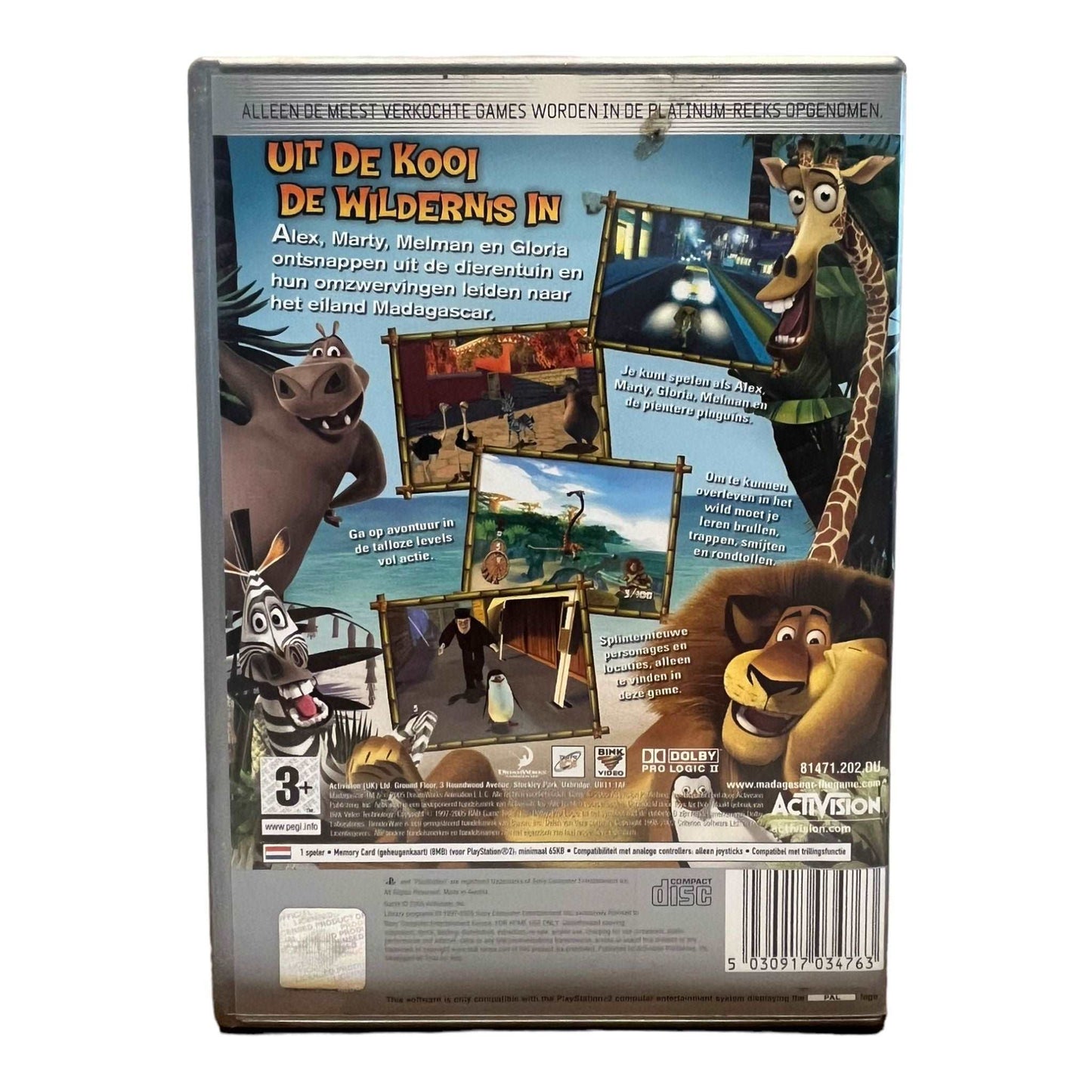 Madagascar - PS2 - Platinum