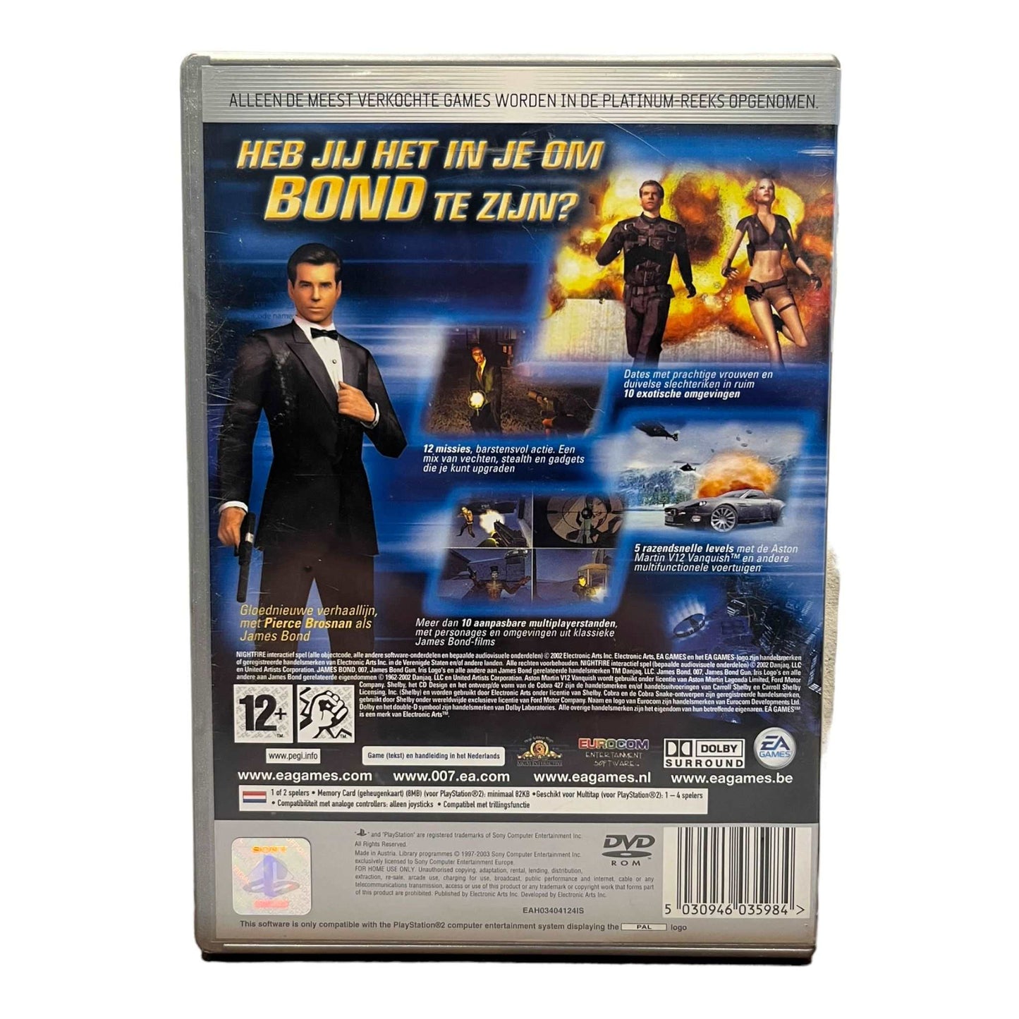 James Bond 007: Nightfire - PS2 - Platinum