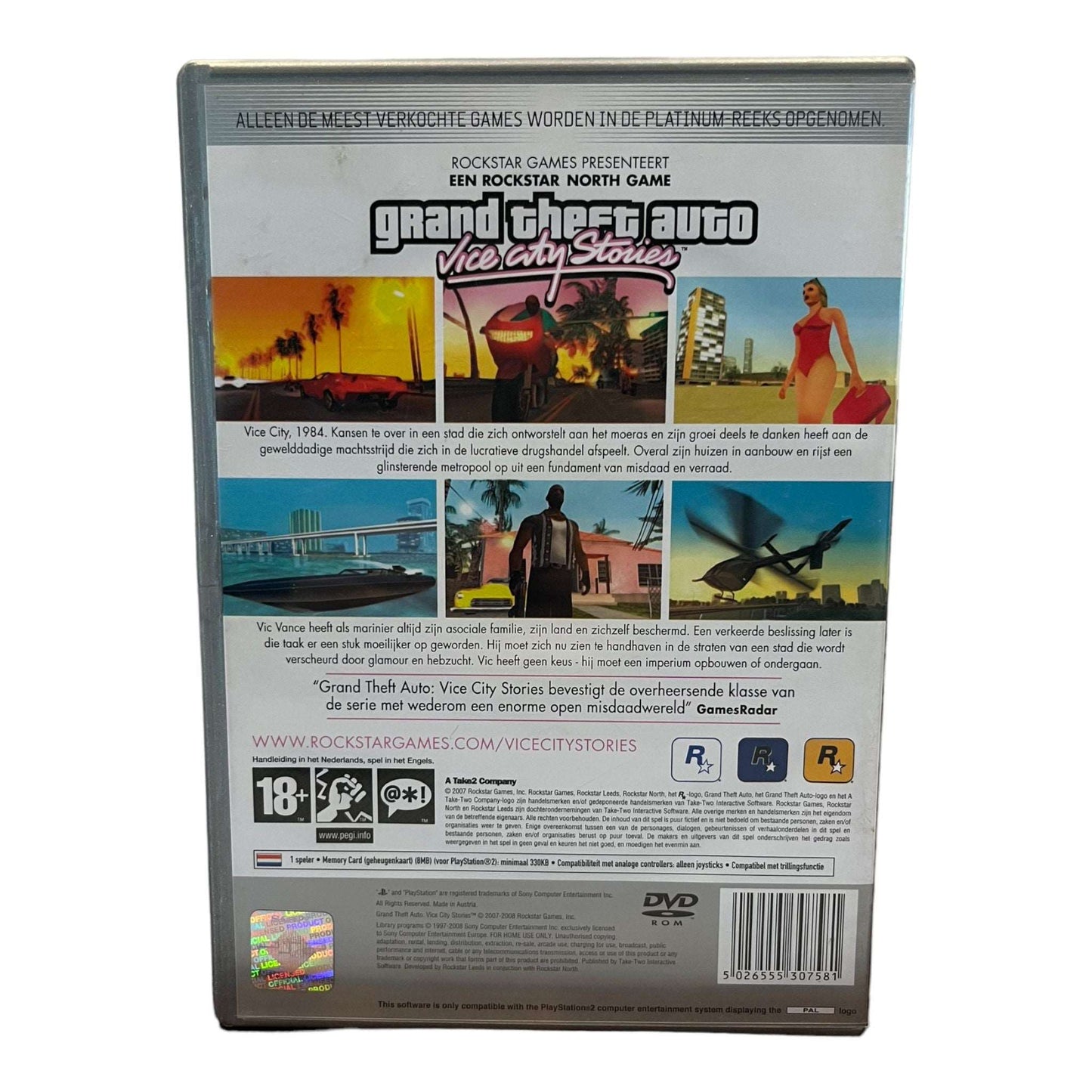 Grand Theft Auto: Vice City Stories - PS2 - Platinum
