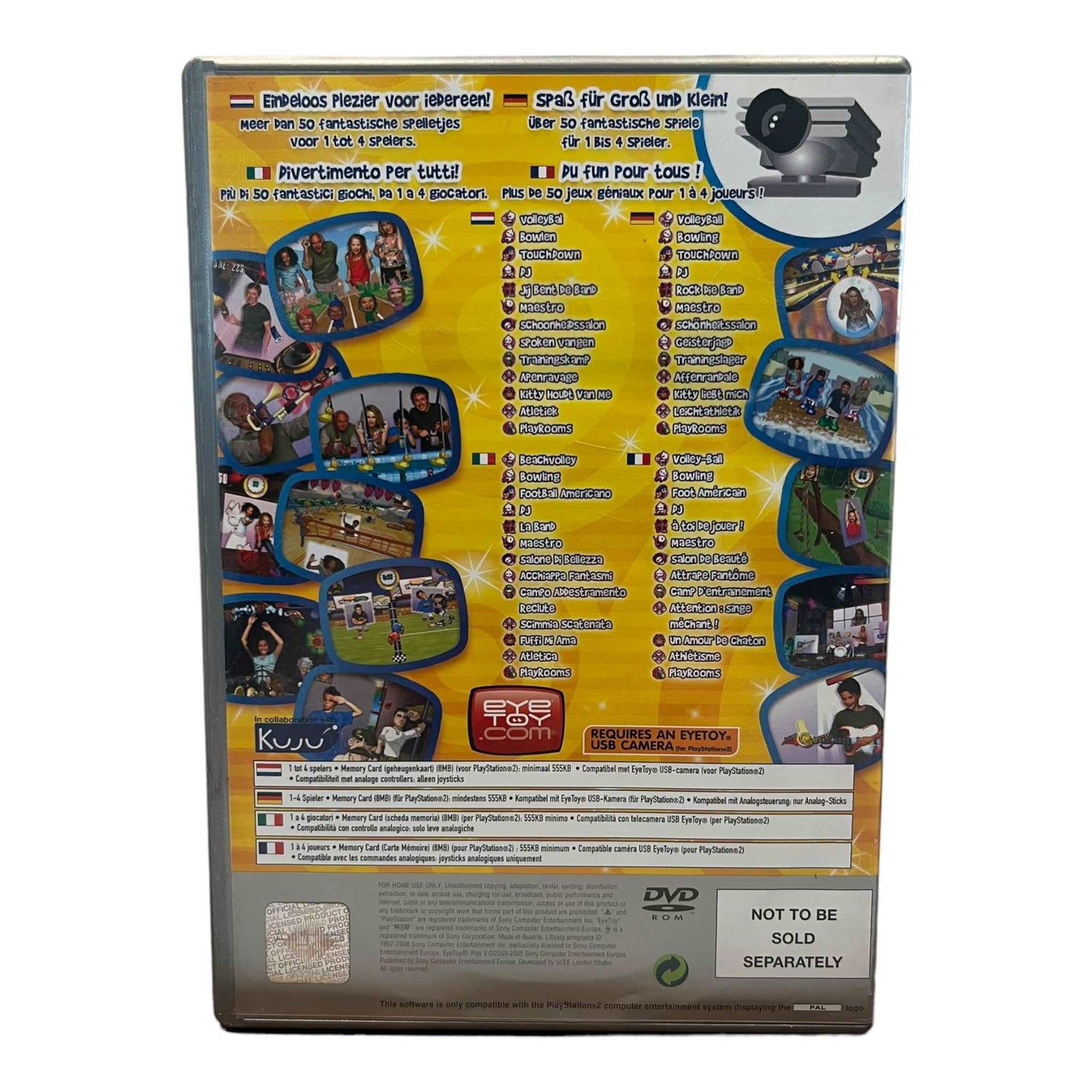 Eye Toy Play 3 - PS2 - Platinum