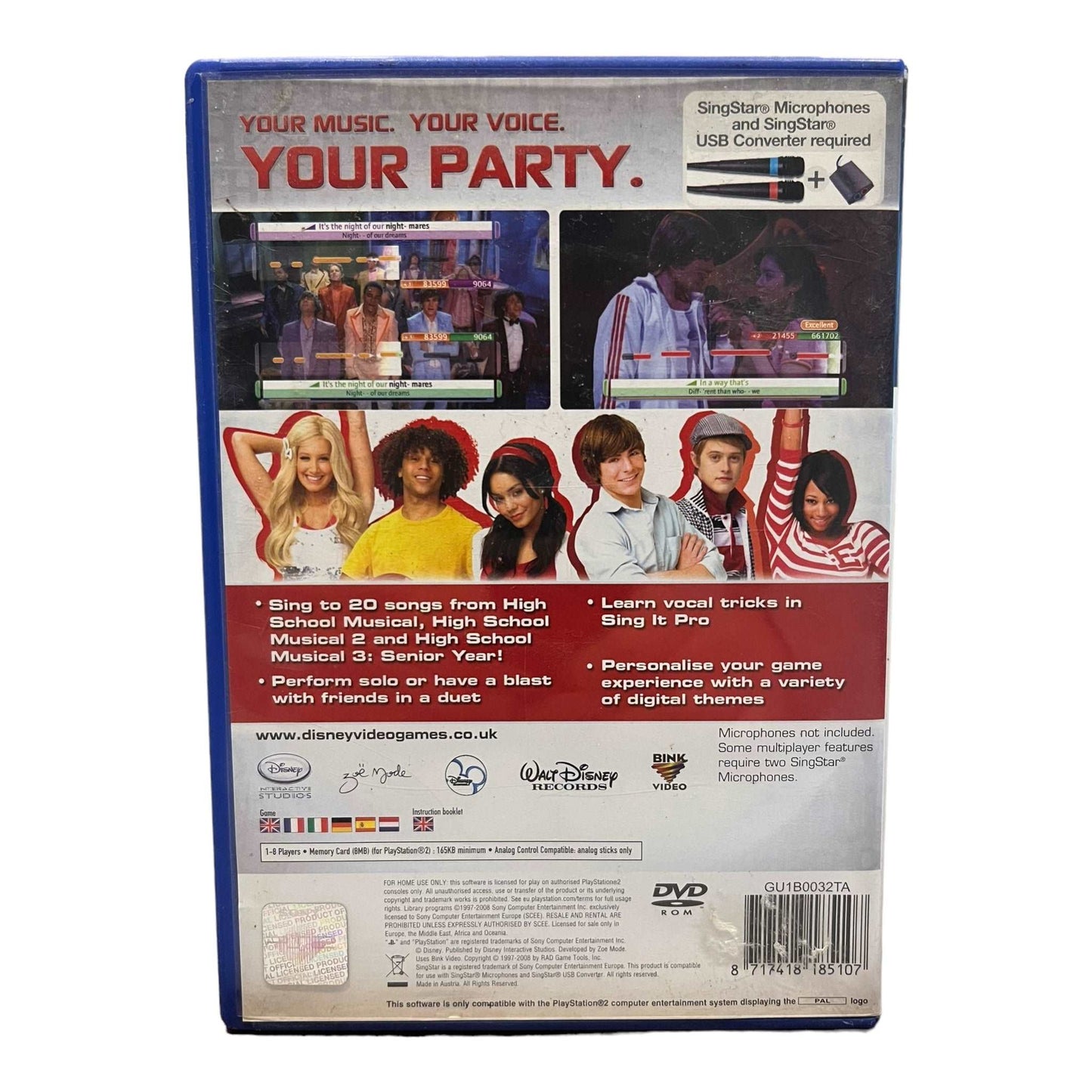 Disney Sing It: High School Musical 3 Senior Year - PS2