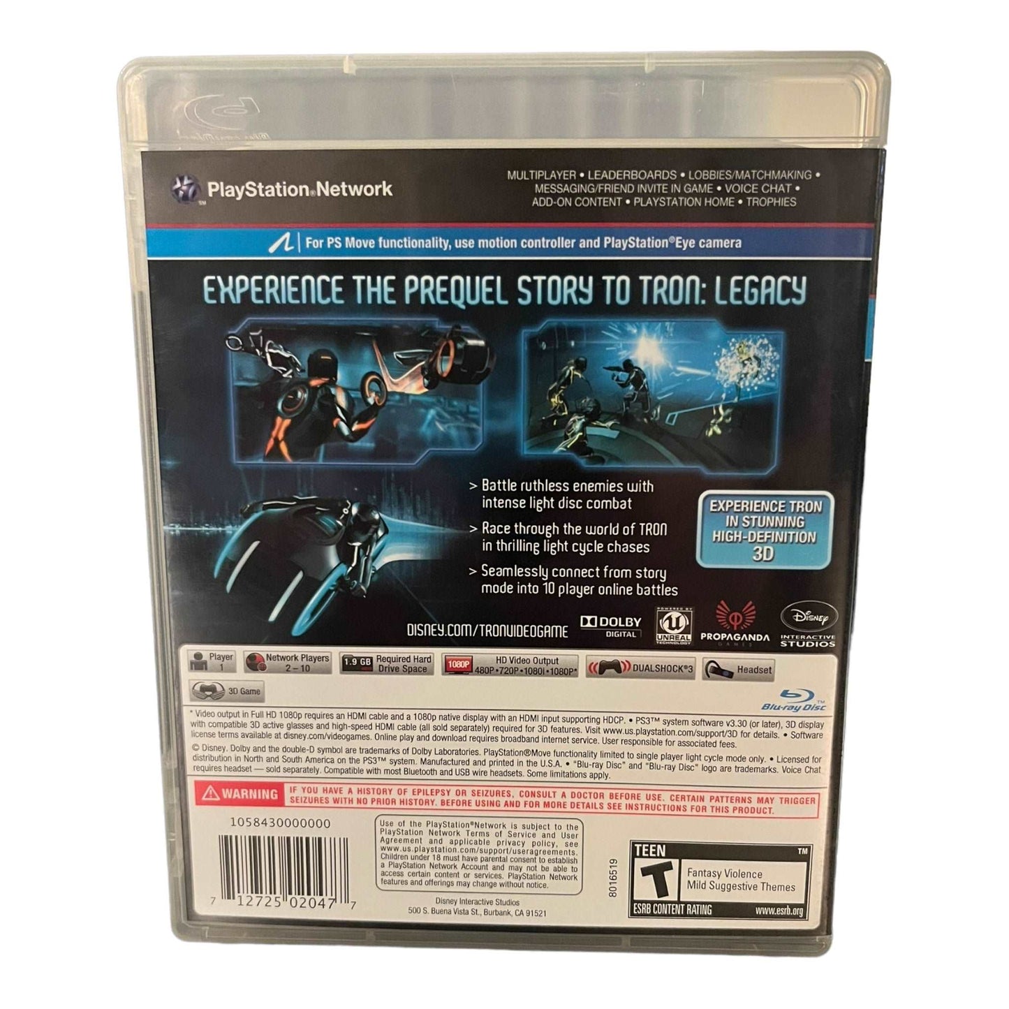 Disney Tron: Evolution - PS3 (Import Game)