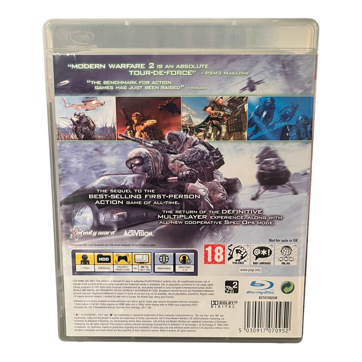 Call Of Duty: Modern Warfare 2 MW2 - PS3