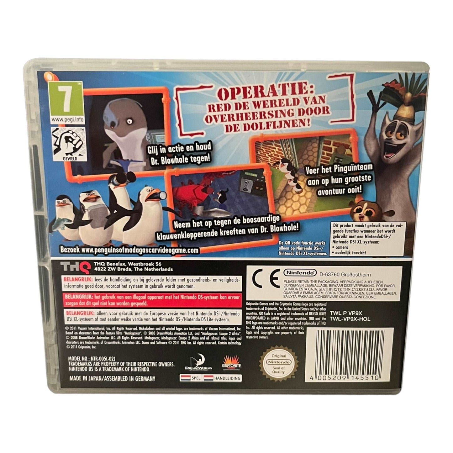 De Pinguins Van Madagascar: Nickelodeon DR. Blowhole Keert Weer Terug - DS
