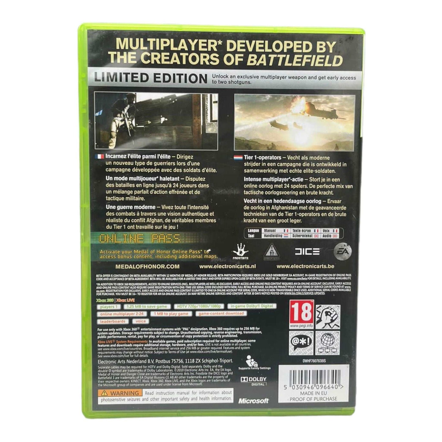 Medal Of Honor Limited Edition - XBox 360