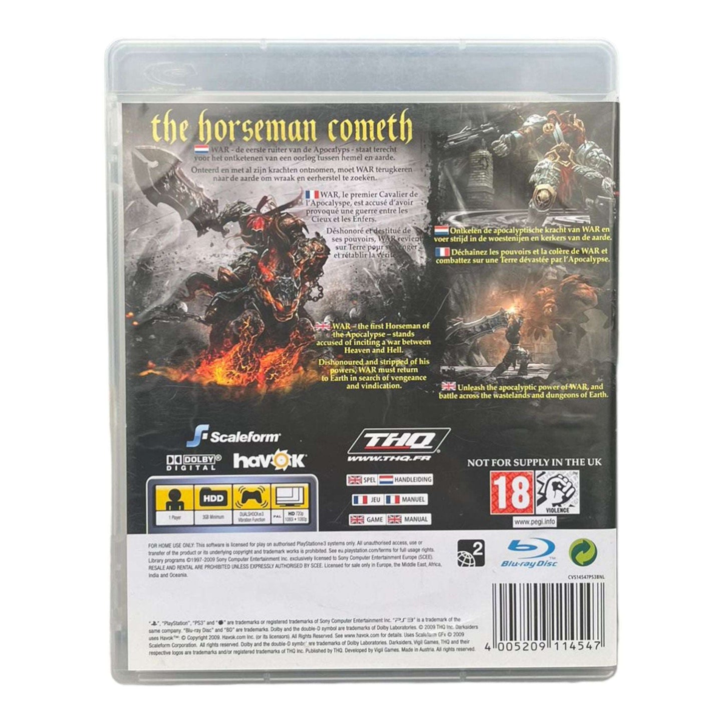 Darksiders Wrath of War - PS3