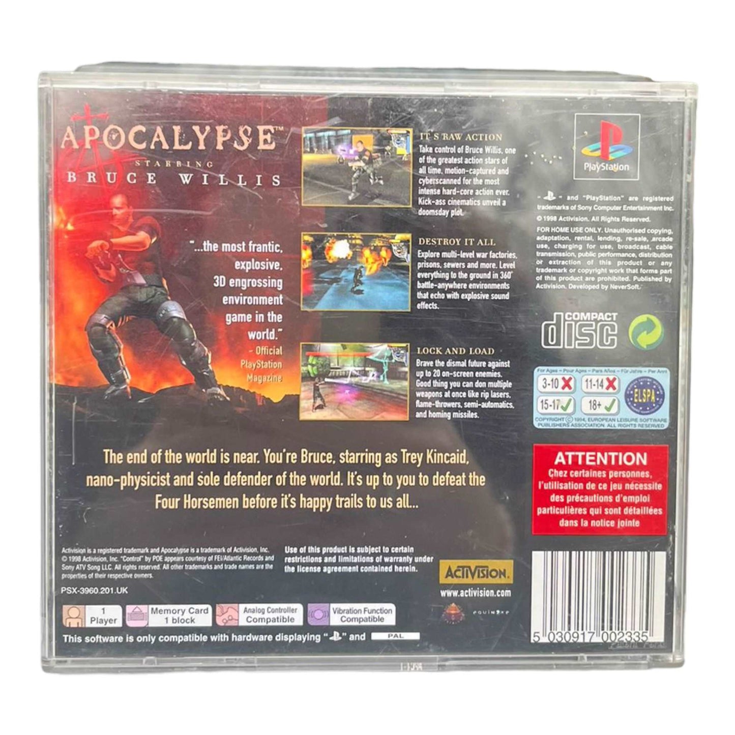 Apocalypse - PS1