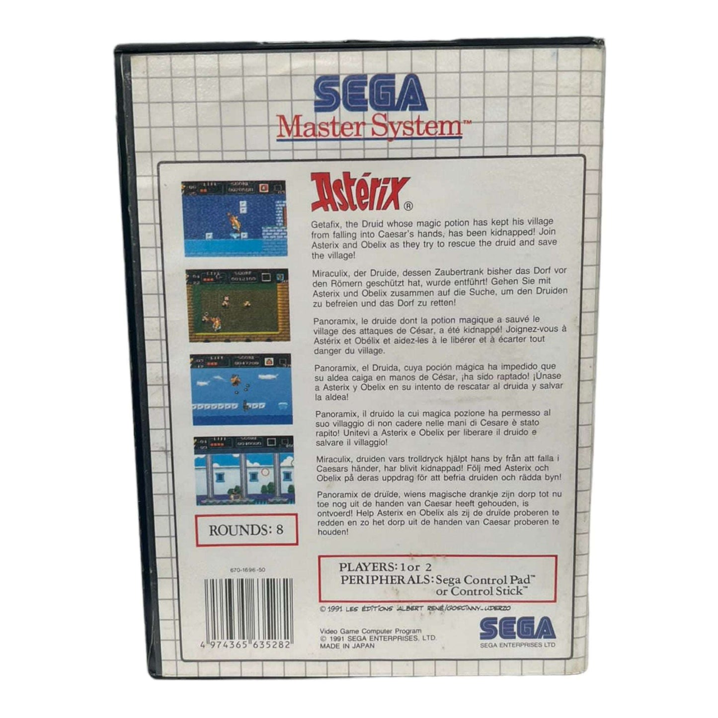 Astérix - SEGA Master System