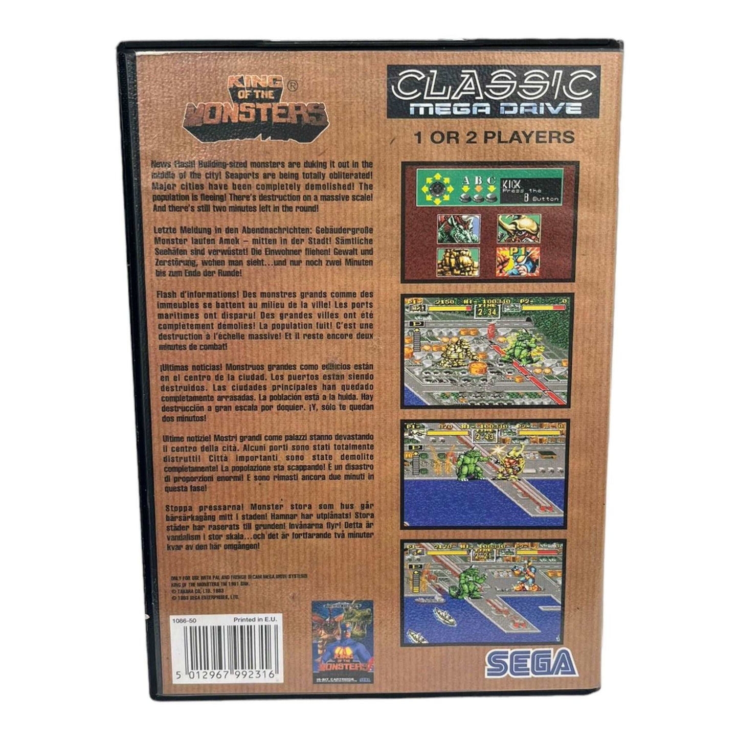 King of The Monsters - SEGA Megadrive
