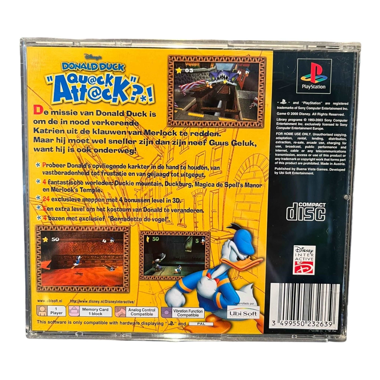 Donald Duck Quack Attack - PS1