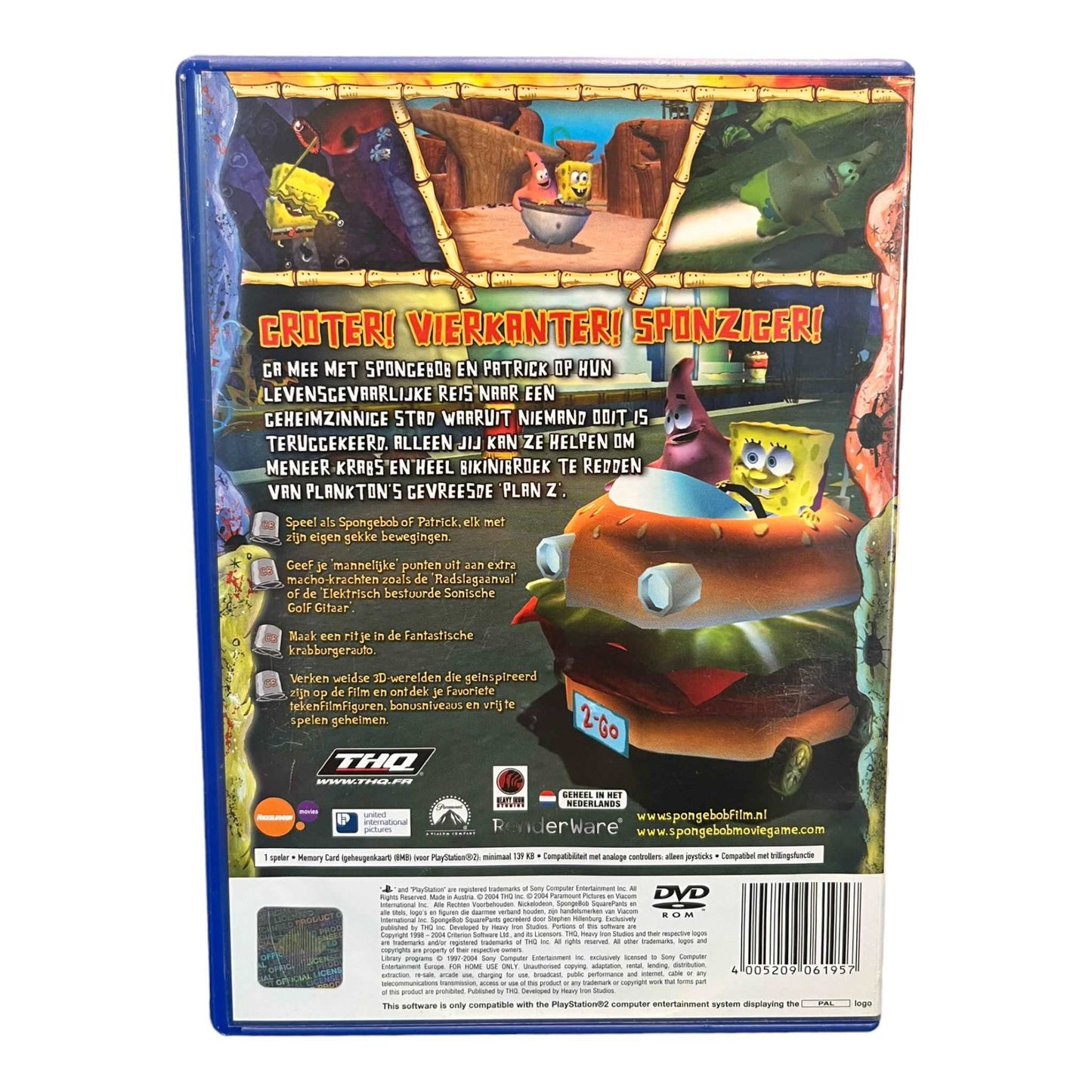 De Spongebob Squarepants Film - PS2