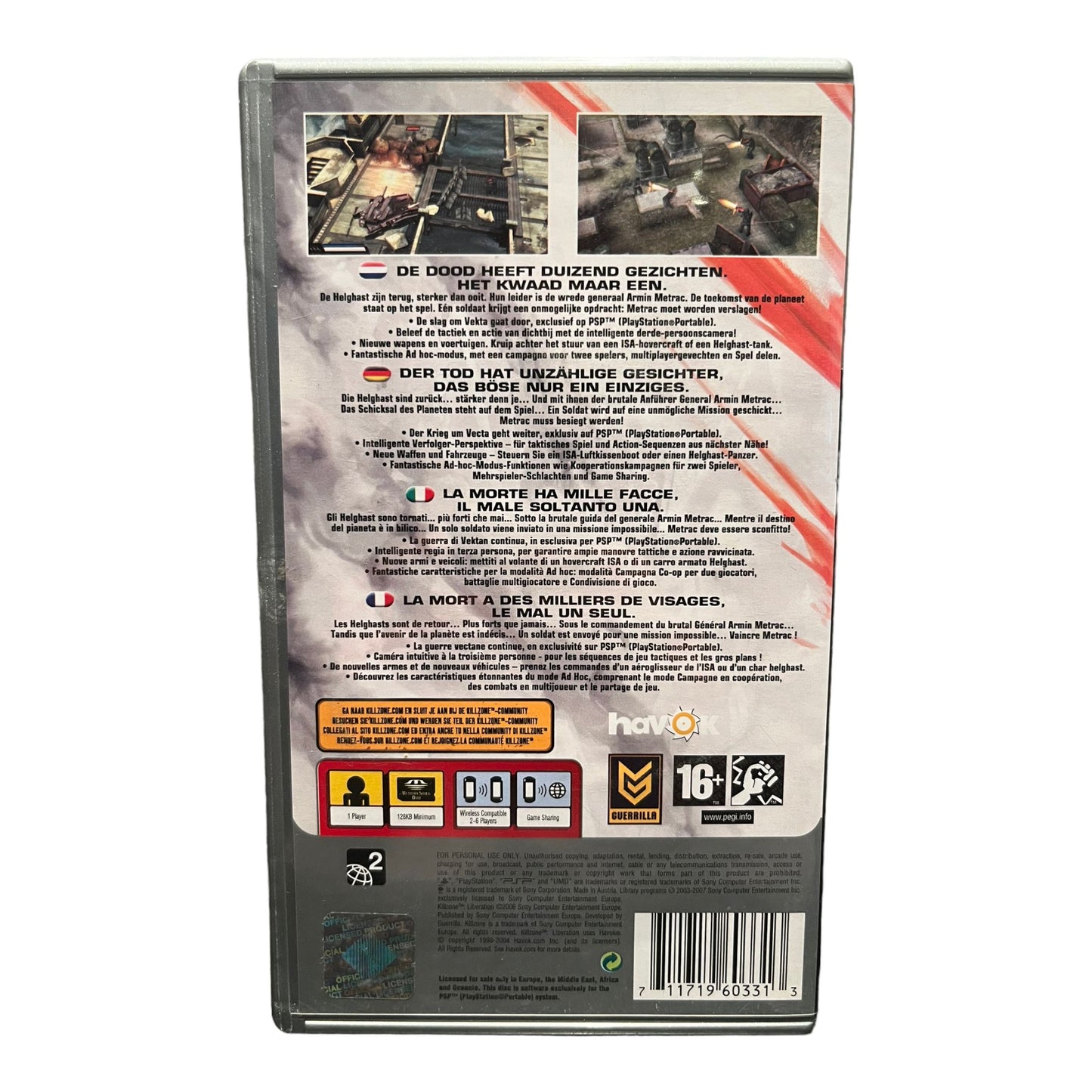 Killzone: Liberation - Platinum