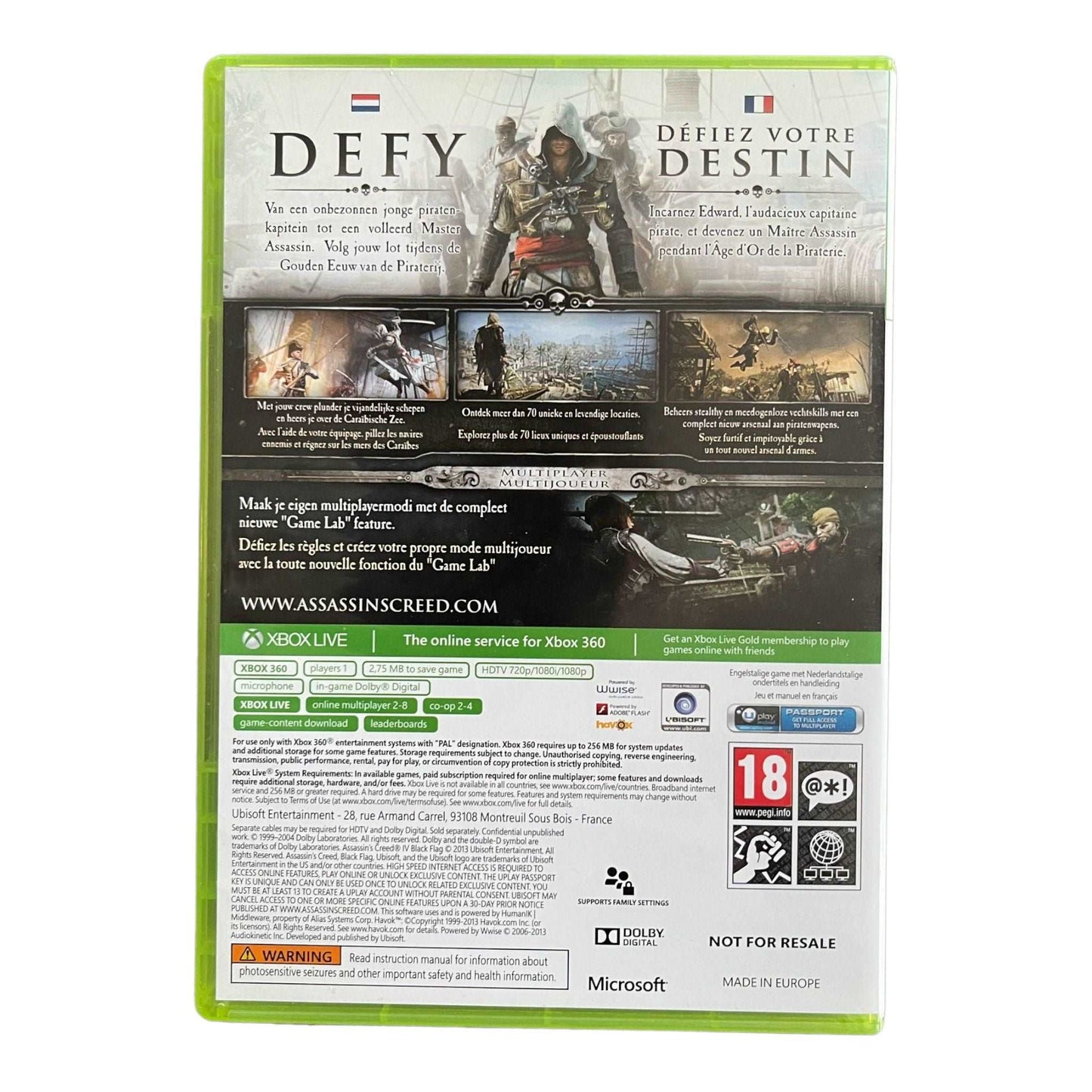 Assassin's Creed IV Black Flag - XBox 360