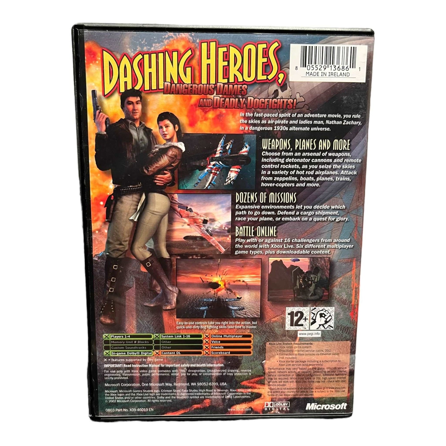 Crimson Skies: High Road To Revenge - XBox