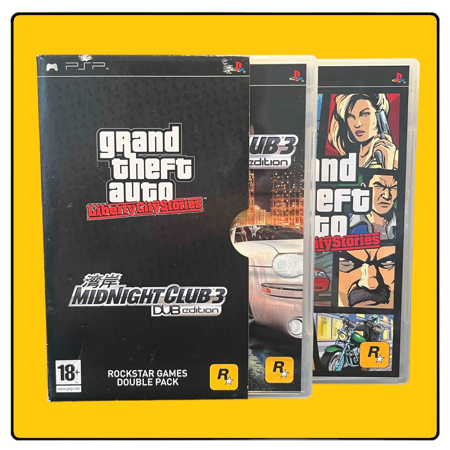 Doublepack Grand Theft Auto: Liberty City Sories / Midnight Club 3: Dub Edition - PSP