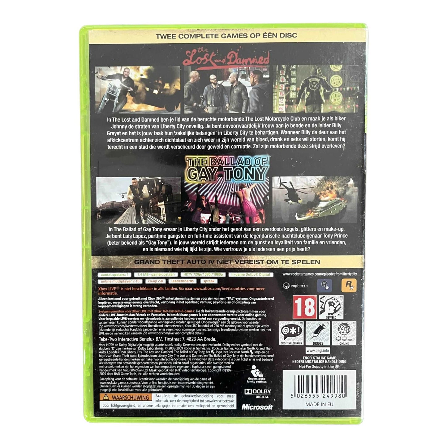 Grand Theft Auto 4 & Episodes From Liberty City - Xbox 360