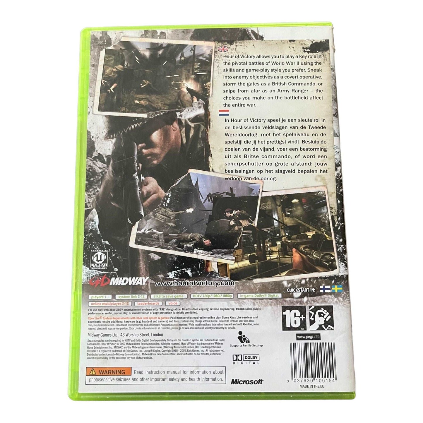 Hour Of Victory - XBox 360