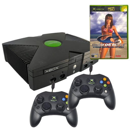 Microsoft Xbox Classic Starter Pack: Console + 2 Controller’s + Dead or Alive Xtreme Beach Volleybal